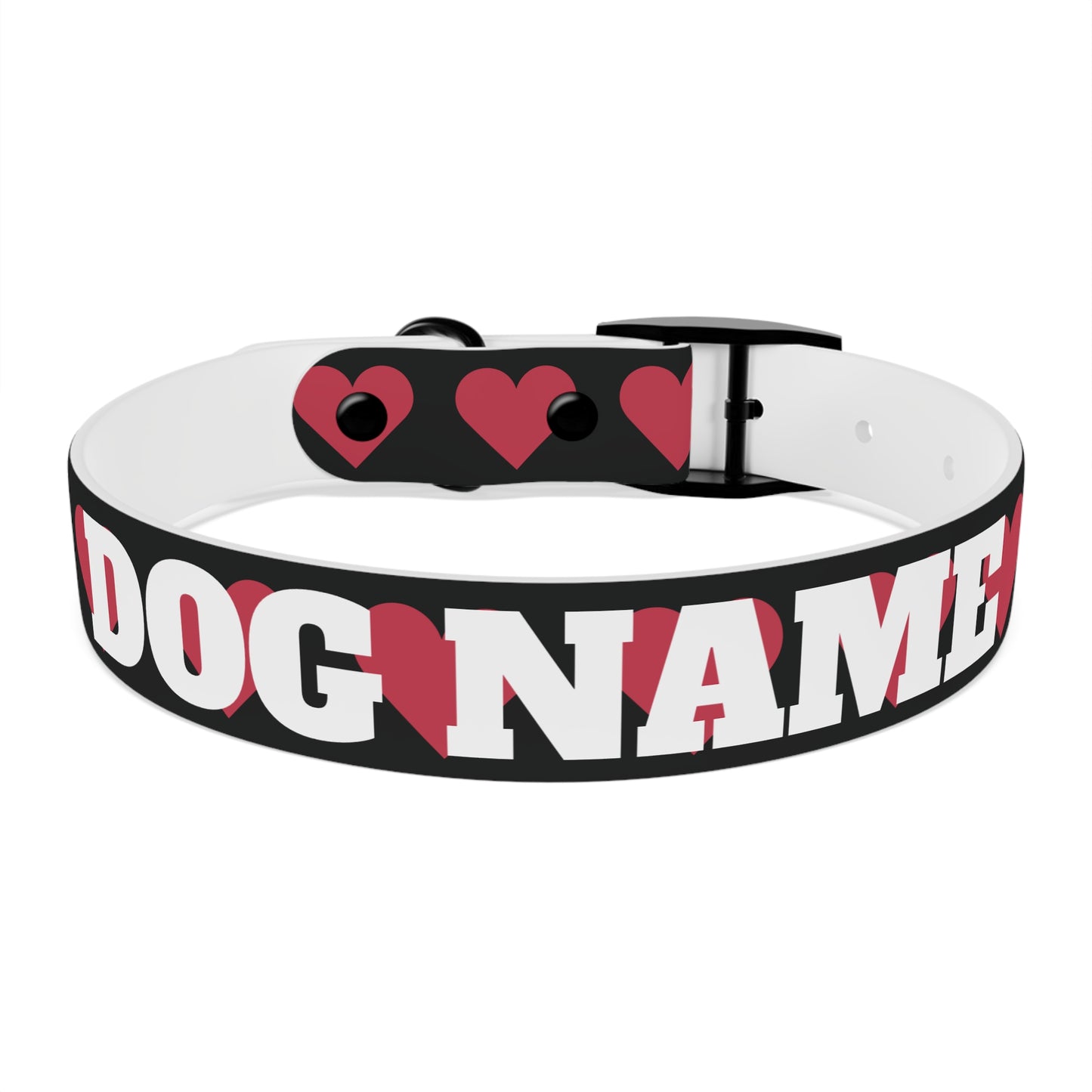 Dog Collar - Customizable Valentine Heart Collar