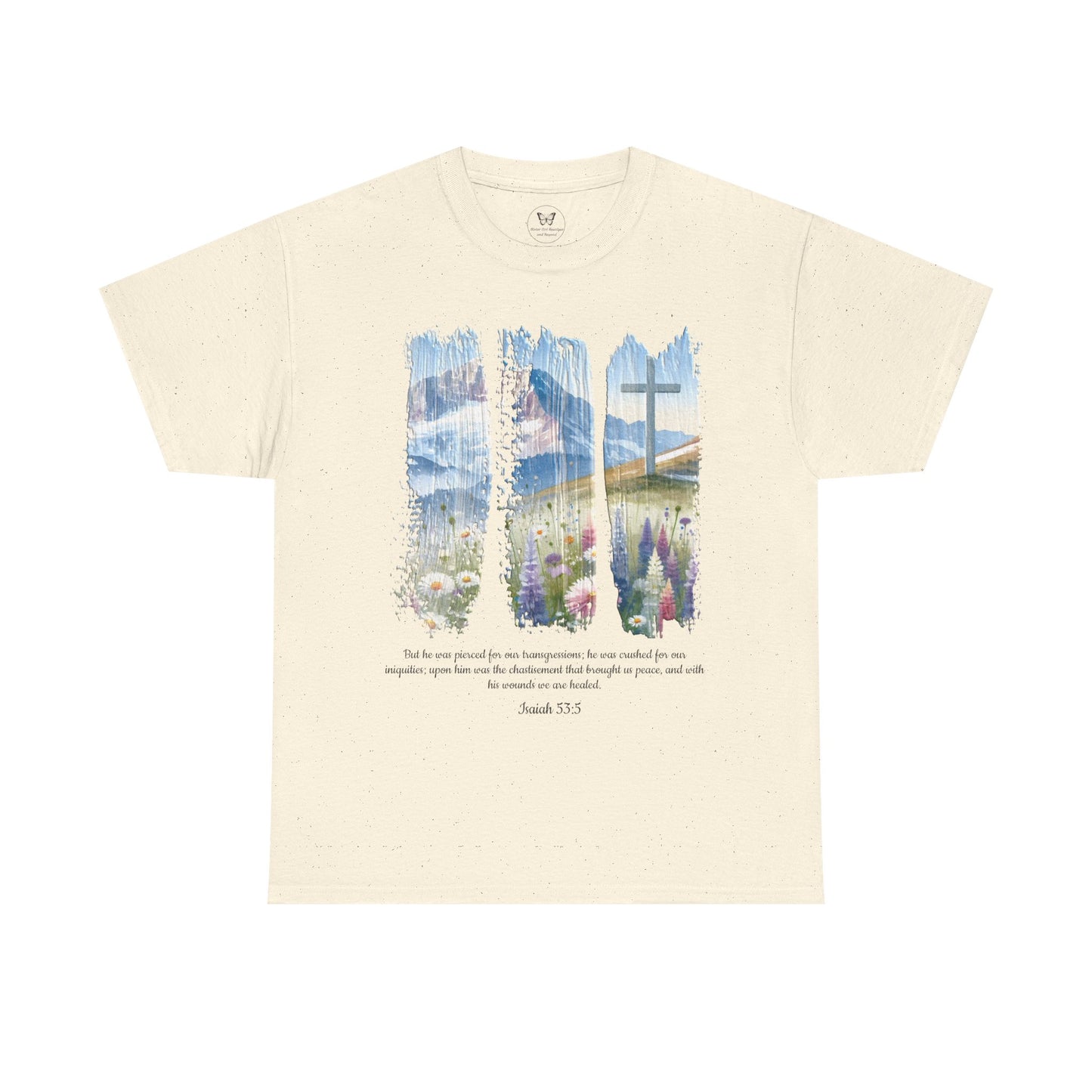 Unisex Tee - 3 Panel Isaiah 53 Resurrection