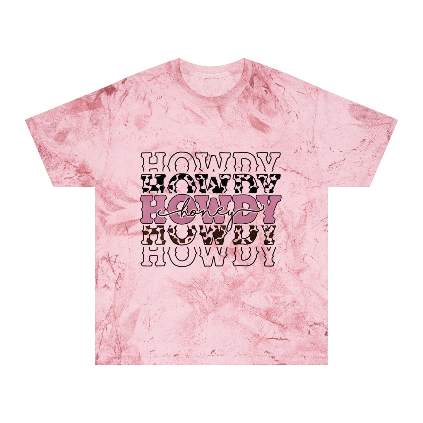 Color Blast T-Shirt - Howdy Honey Western Design