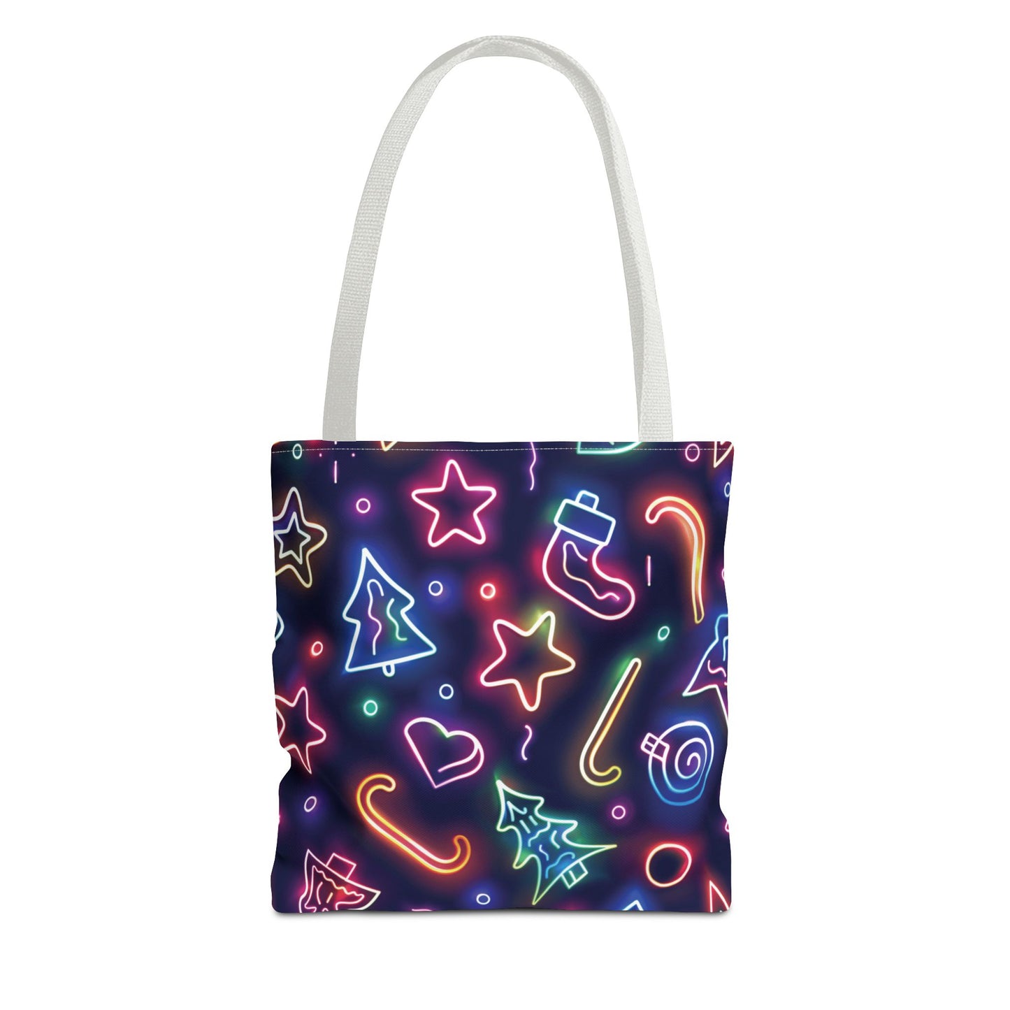 Neon Christmas Tote Bag