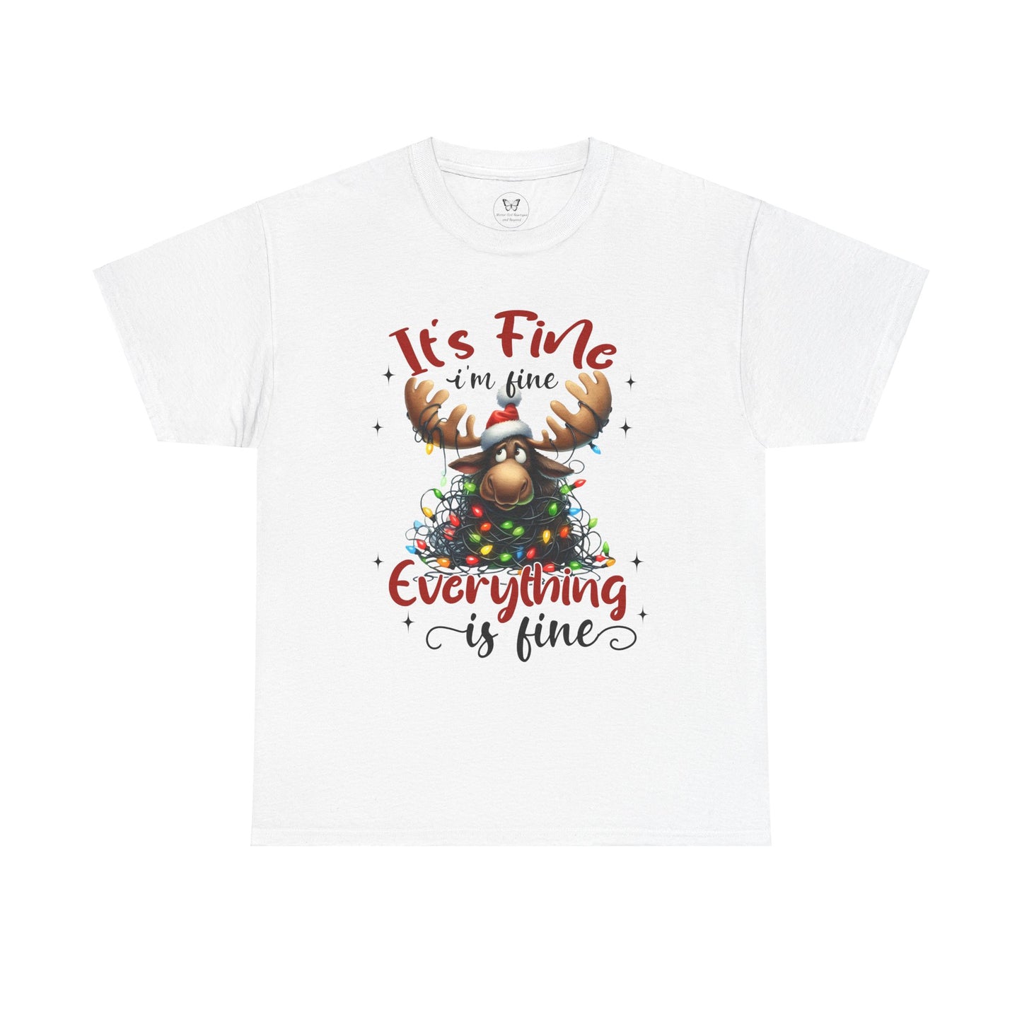 Its Fine Christmas Stress Unisex Tee