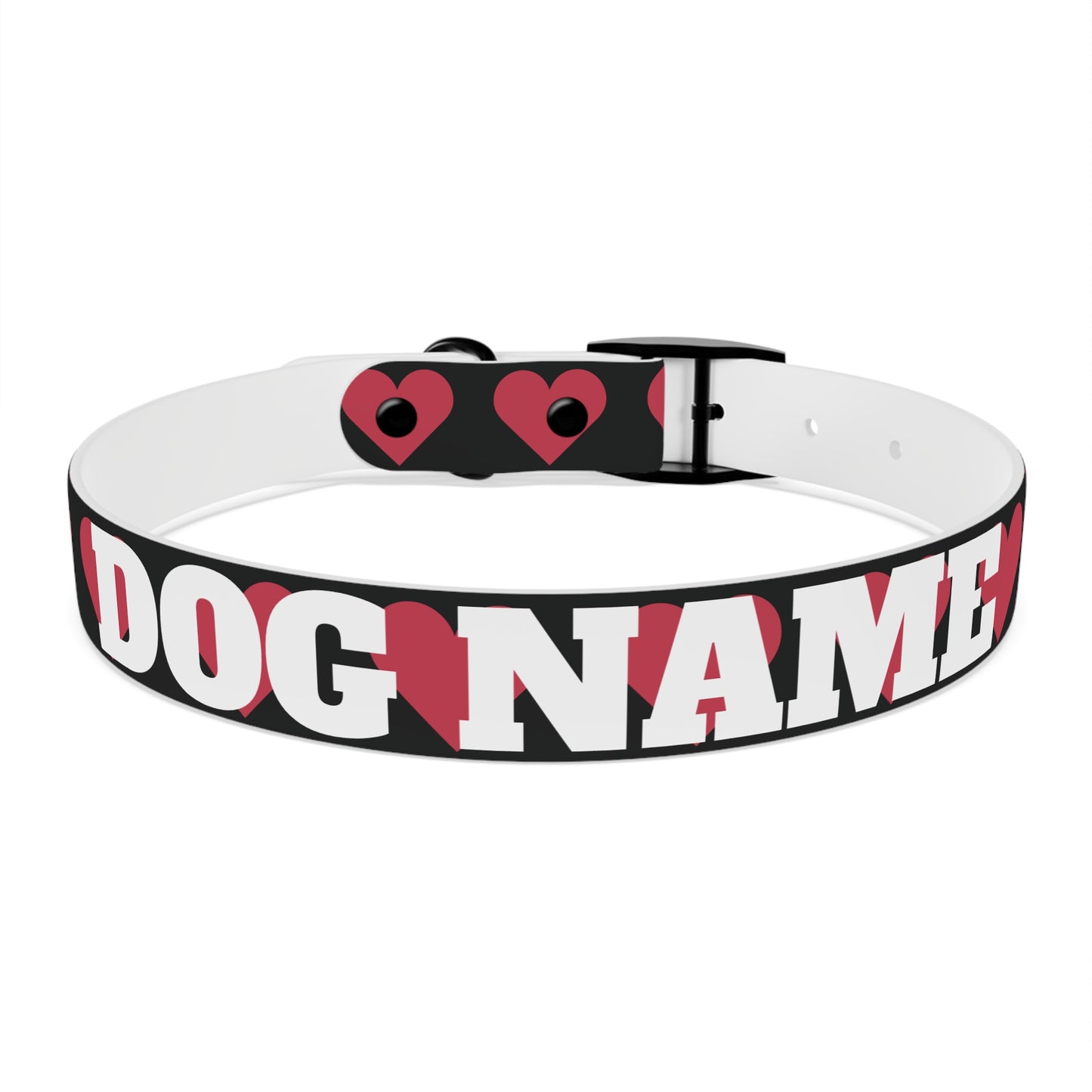 Dog Collar - Customizable Valentine Heart Collar