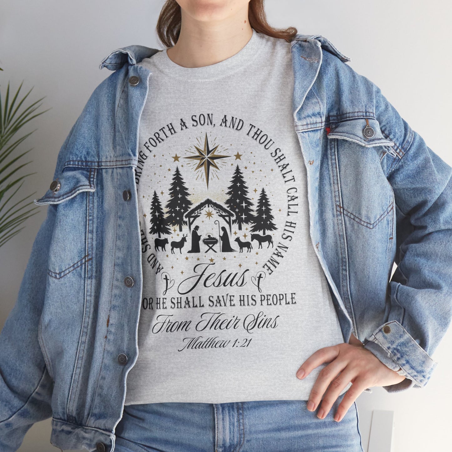 Jesus is Born Christmas Unisex Tee