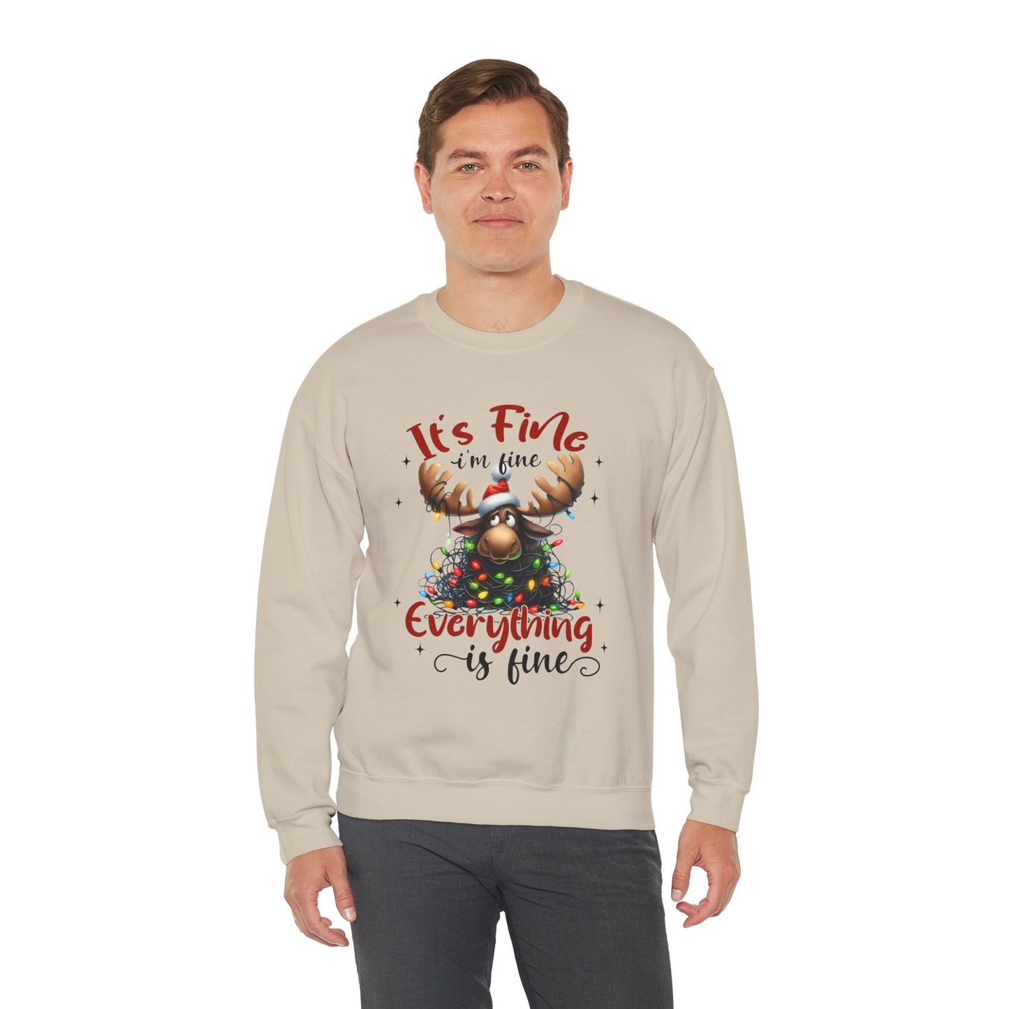 It's Fine Christmas Stress Unisex Sweatshirt