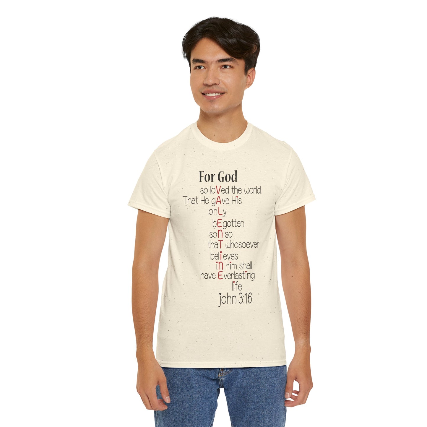 John 3:16 Valentine Acrostic Tee