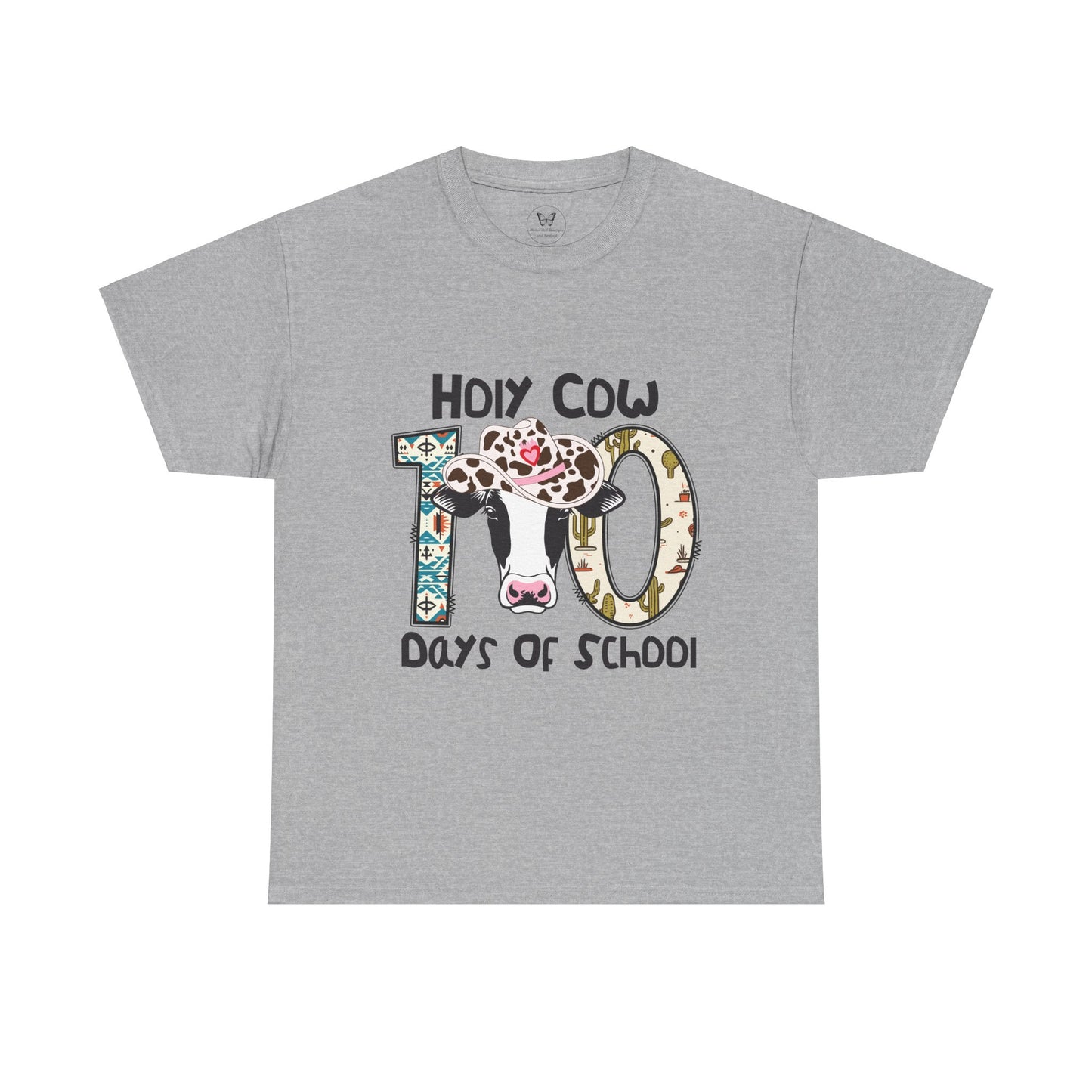 Unisex Tee - Holy Cow, It's 100 Days of School