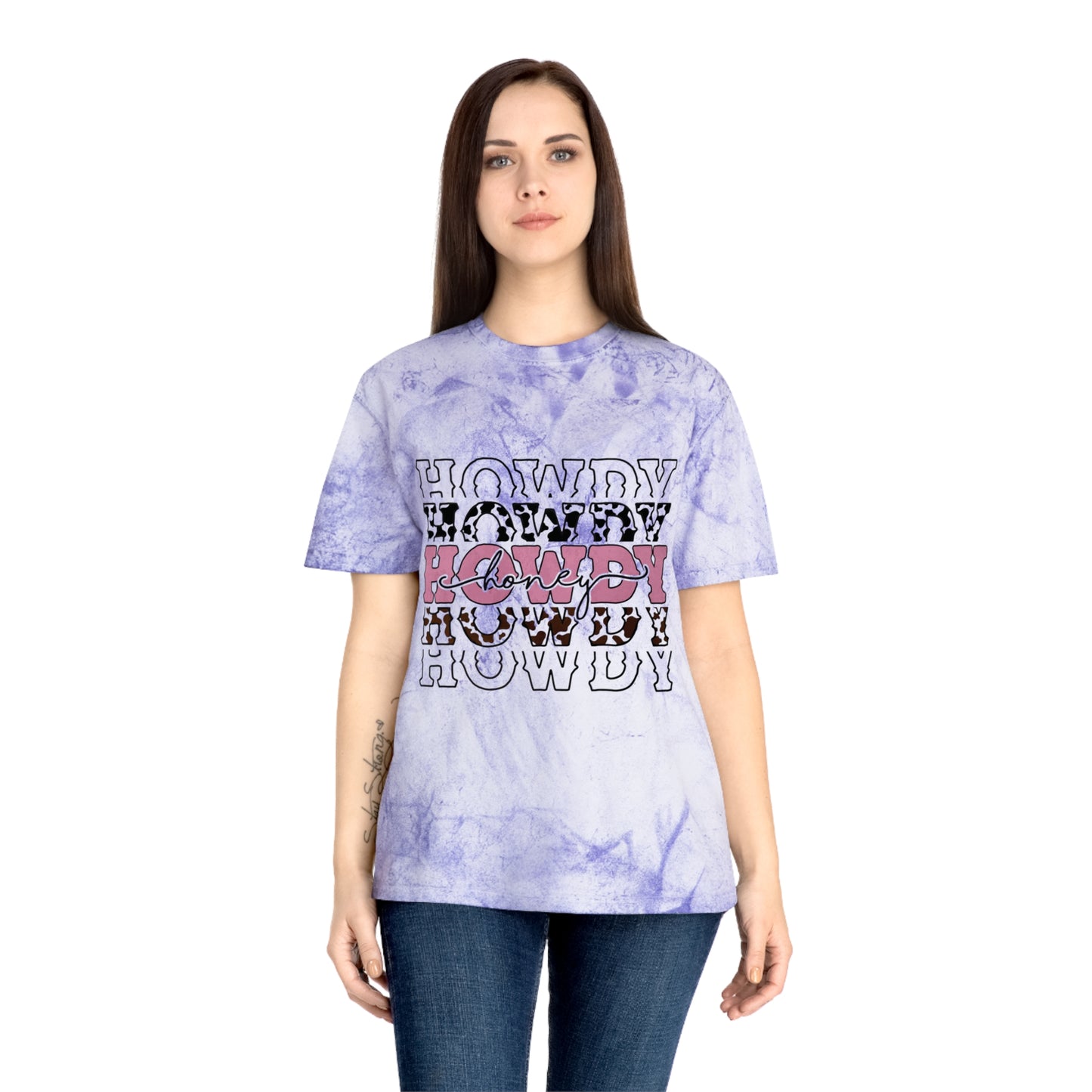 Color Blast T-Shirt - Howdy Honey Western Design