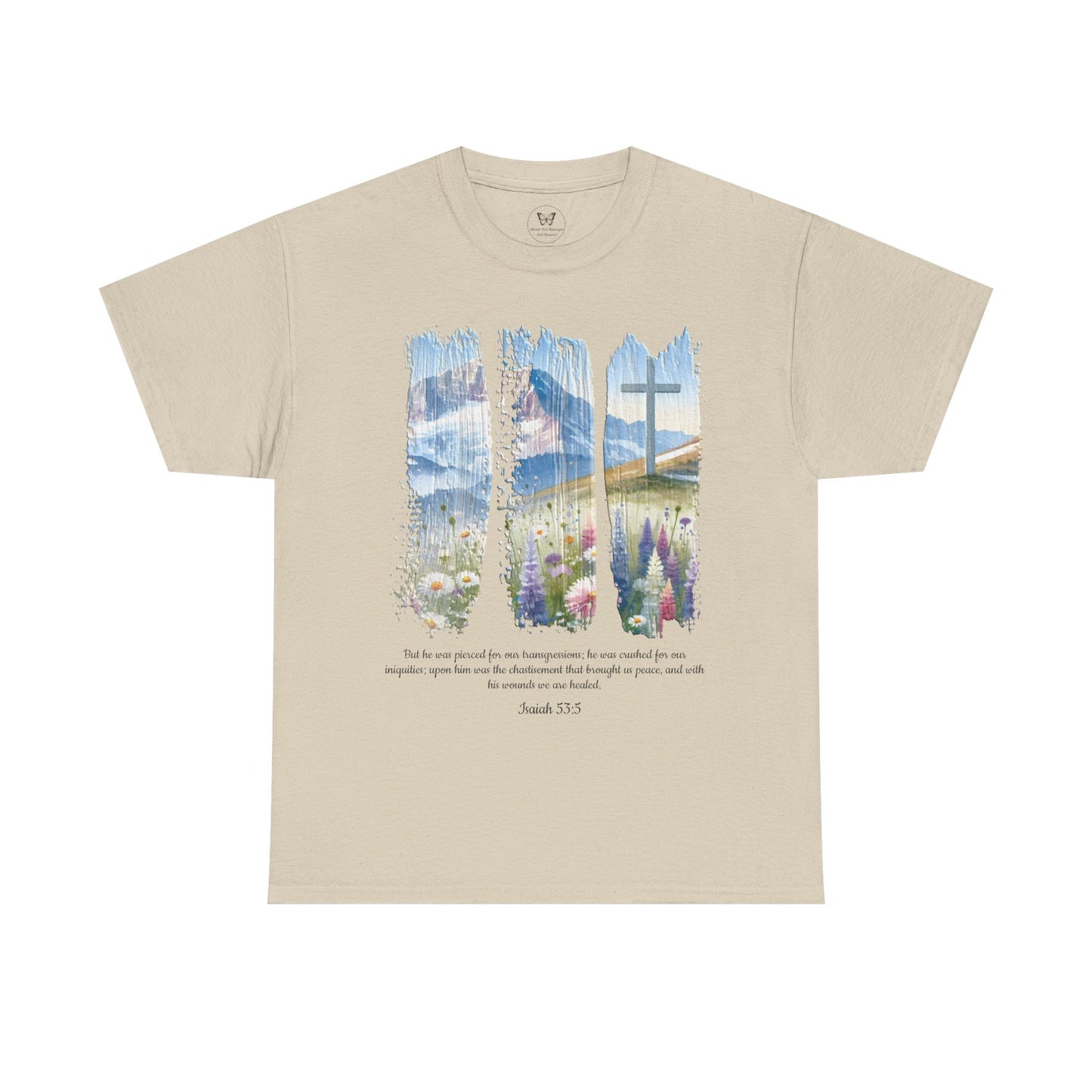 Unisex Tee - 3 Panel Isaiah 53 Resurrection