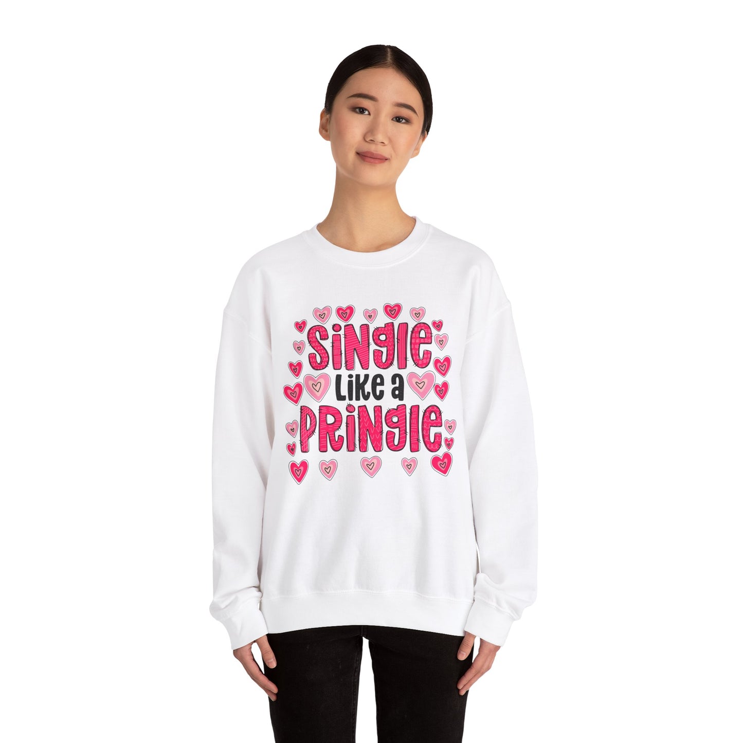 Single Like a Pringle Single Valentine Sweatshirt