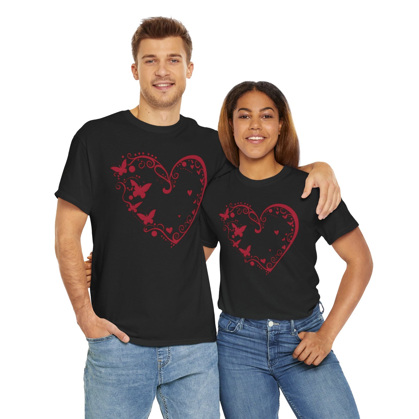 Butterfly Heart Valentine's Unisex Tee