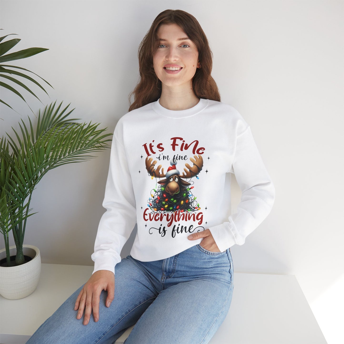 It's Fine Christmas Stress Unisex Sweatshirt