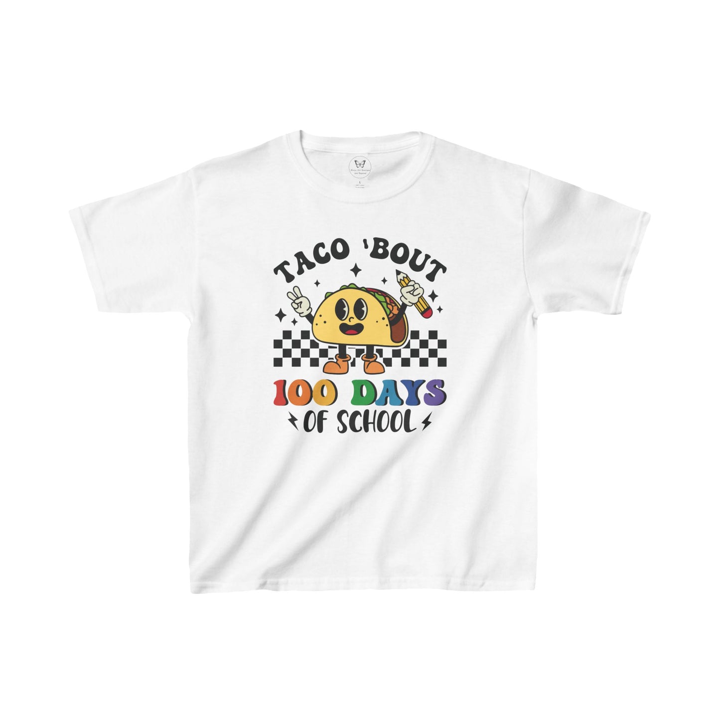 Kid's Tee - Taco bout 100 days Retro