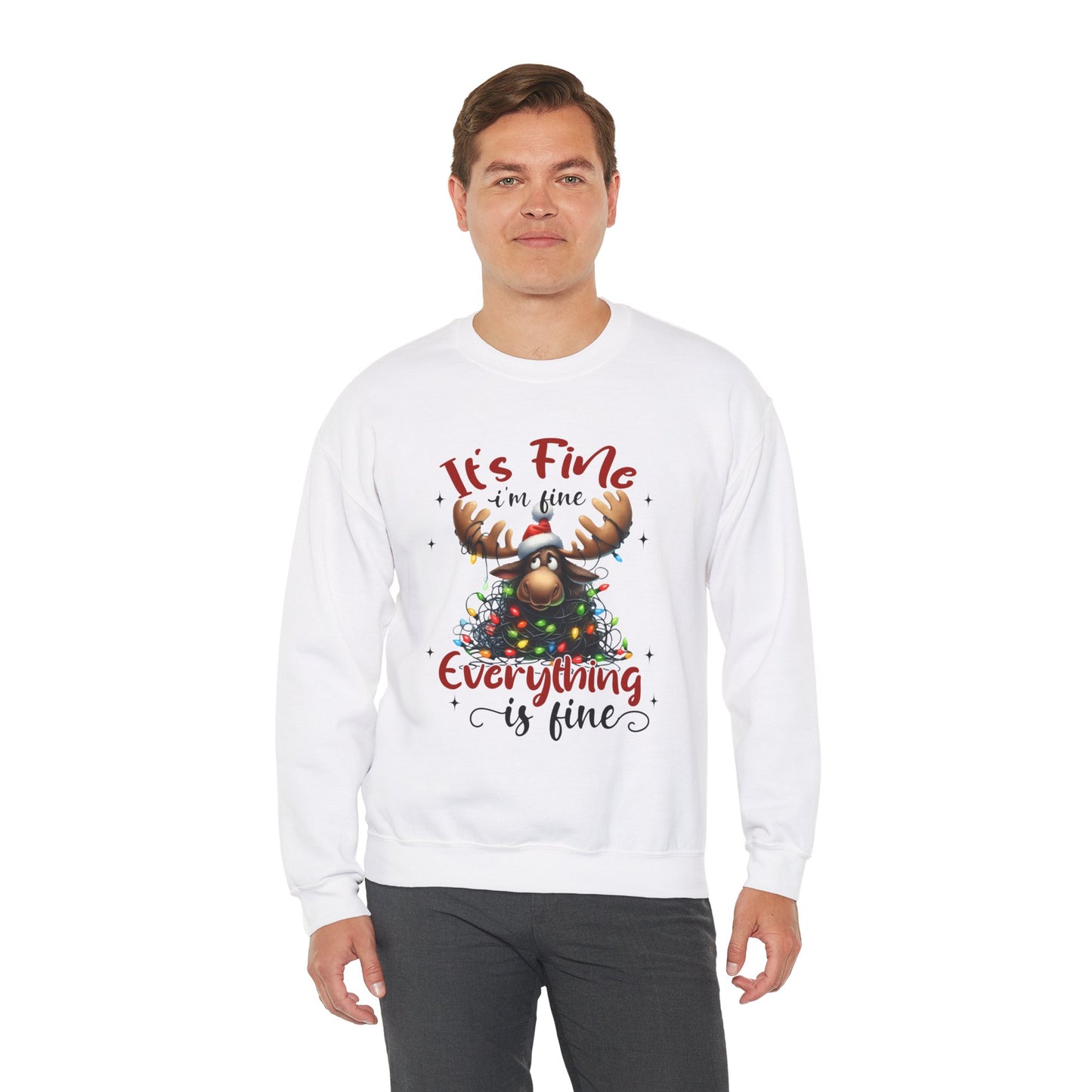 It's Fine Christmas Stress Unisex Sweatshirt