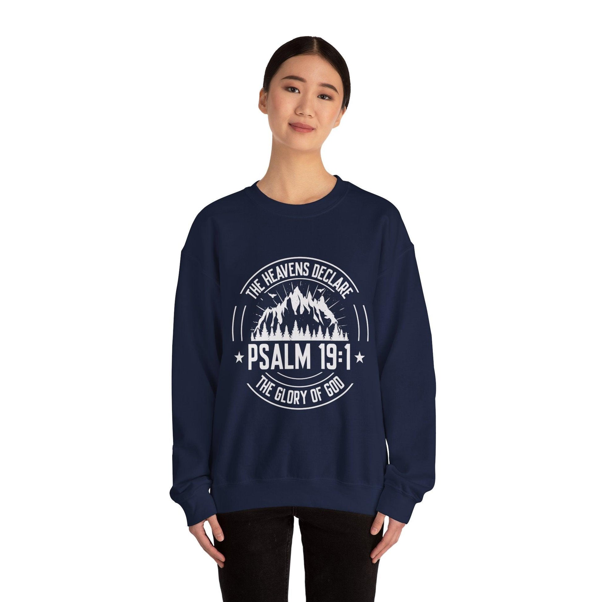 Unisex Sweatshirt - “The Heavens Declare the Glory of God” - Motor Girl Boutique