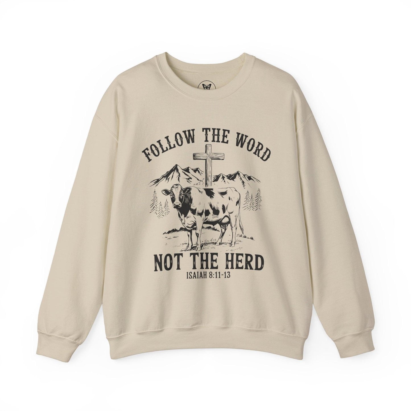 Unisex Sweatshirt - “Follow the Word, Not the Herd” - Motor Girl Boutique