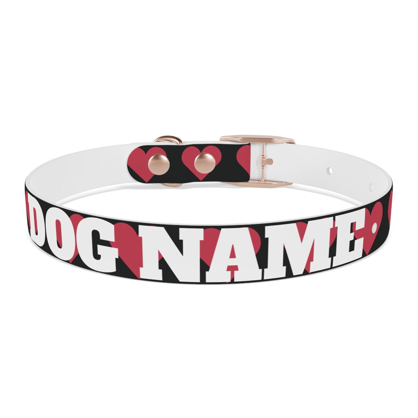 Dog Collar - Customizable Valentine Heart Collar