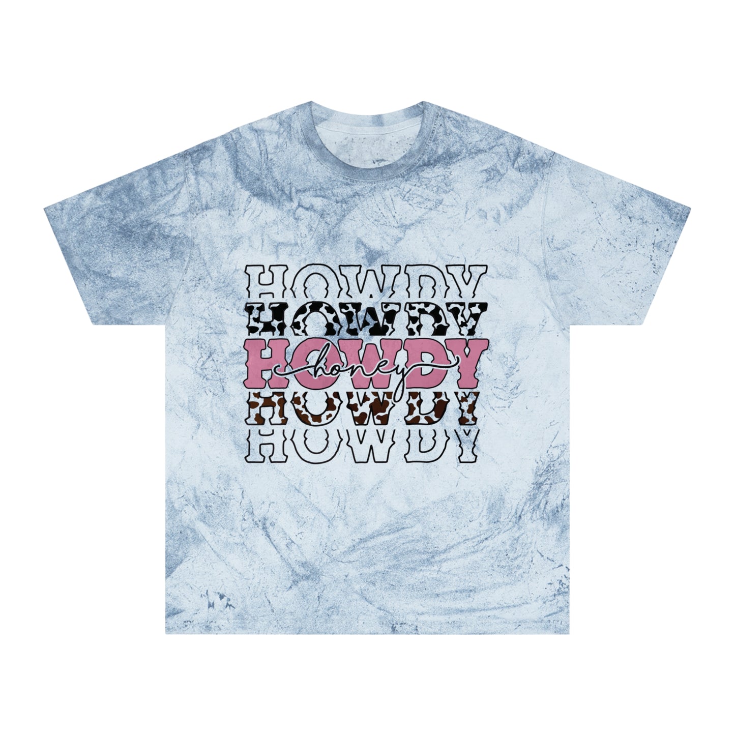 Color Blast T-Shirt - Howdy Honey Western Design