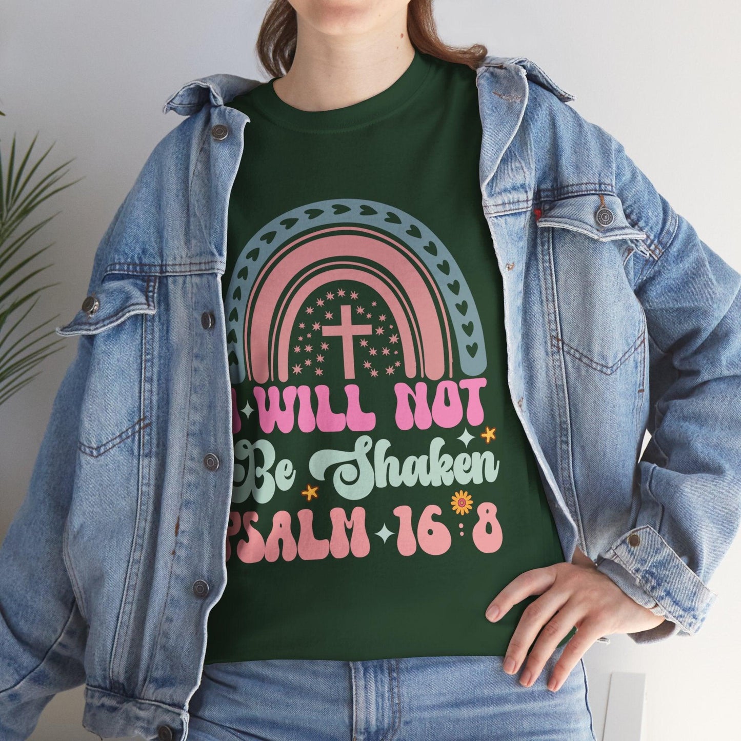 Unisex Tee - “I Will Not Be Shaken” - Motor Girl Boutique