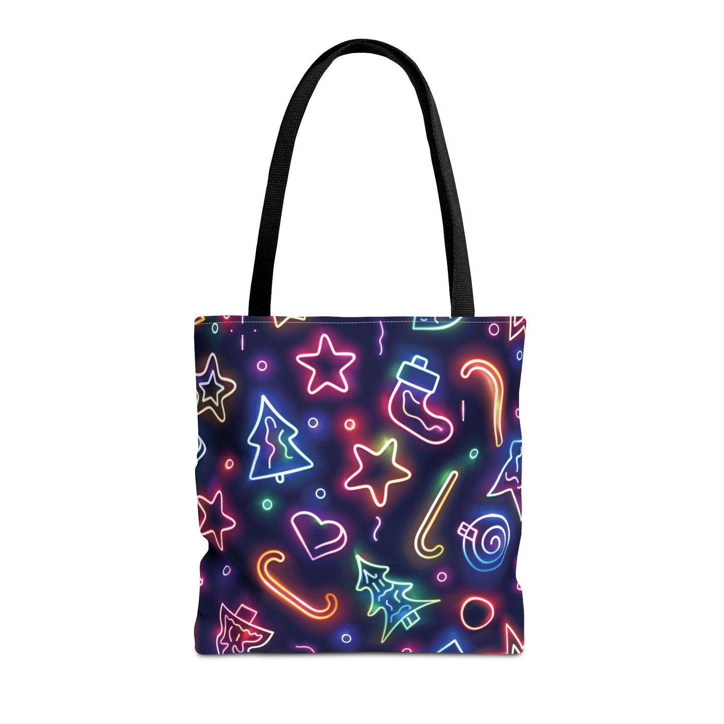 Neon Christmas Tote Bag