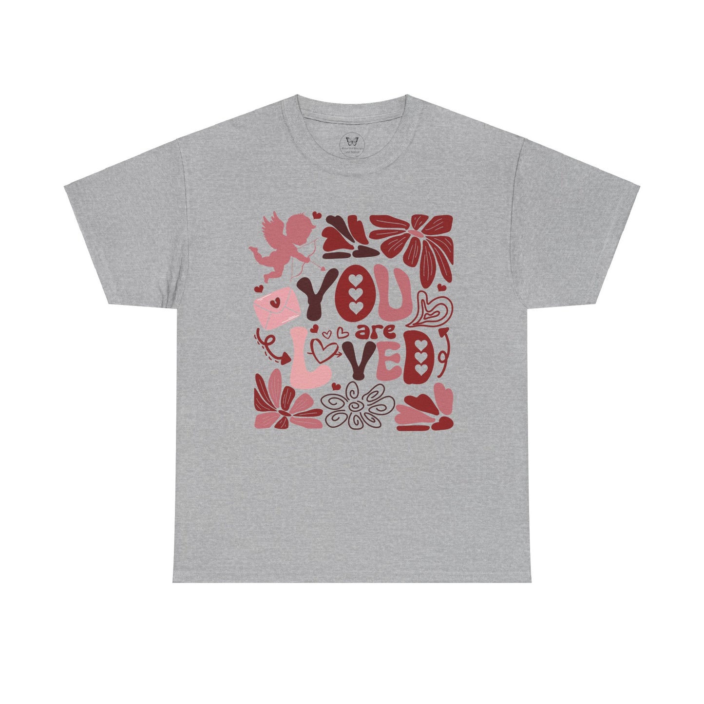 Boho You Are Loved Valentine Unisex Tee