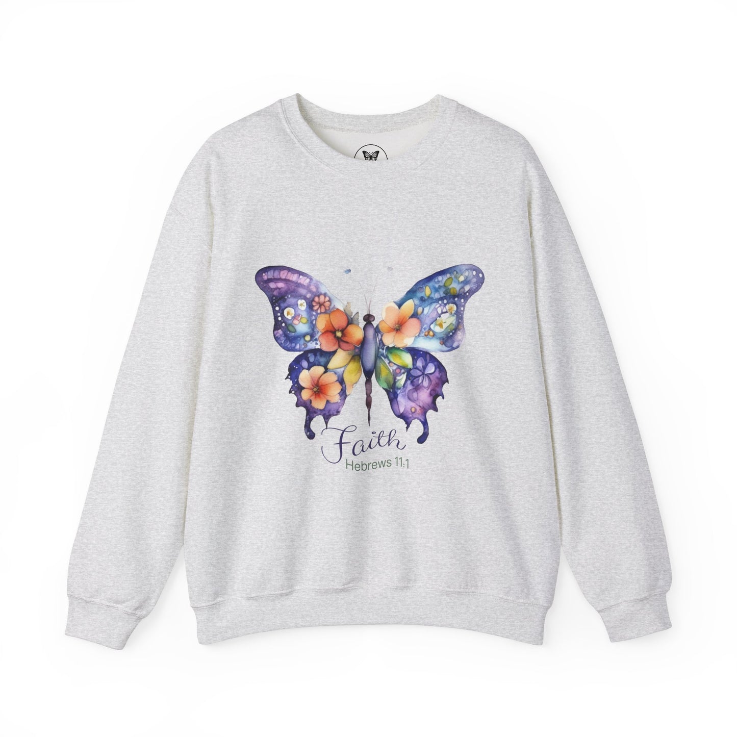 Faith Butterfly Hebrews 11 Sweatshirt