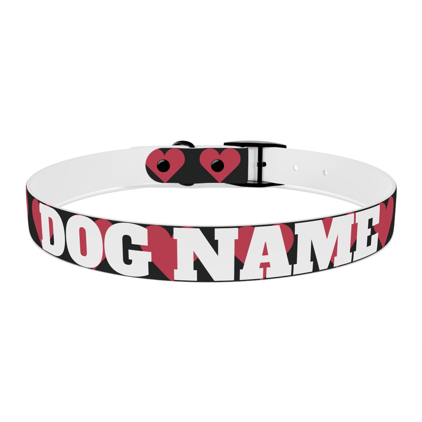 Dog Collar - Customizable Valentine Heart Collar