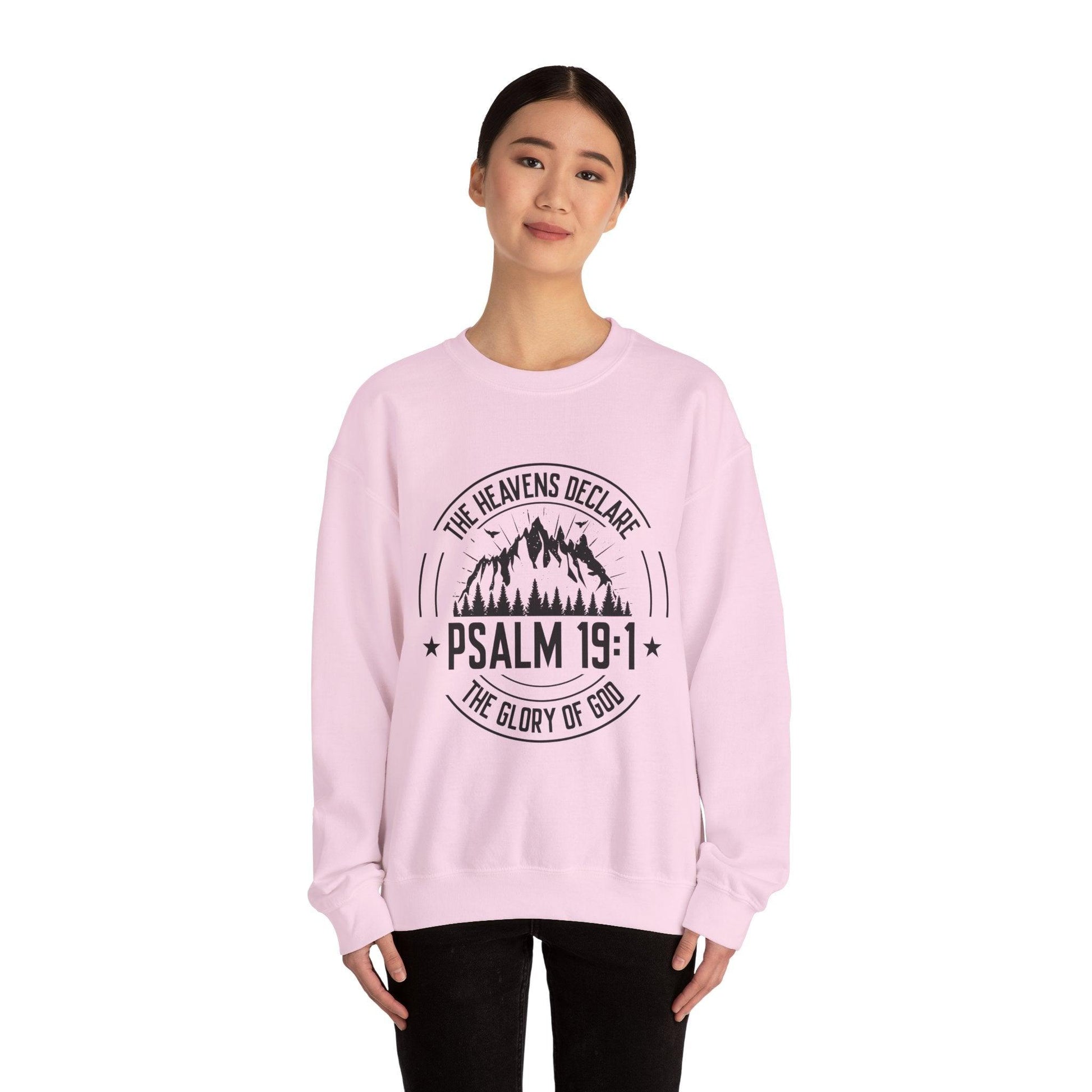 Unisex Sweatshirt - “The Heavens Declare the Glory of God” - Motor Girl Boutique