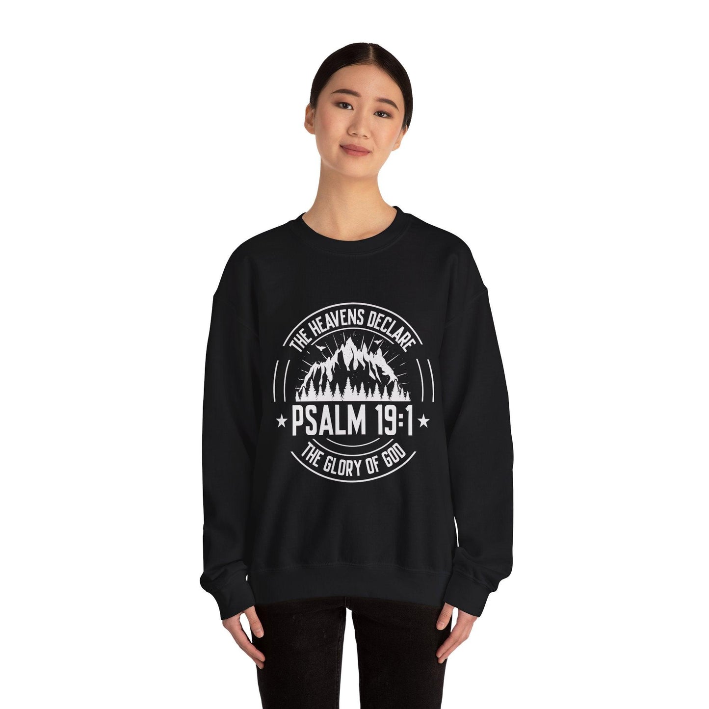 Unisex Sweatshirt - “The Heavens Declare the Glory of God” - Motor Girl Boutique