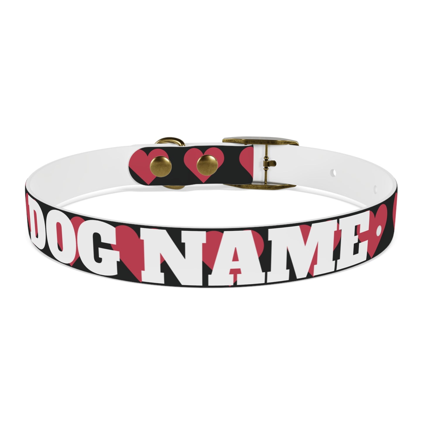 Dog Collar - Customizable Valentine Heart Collar