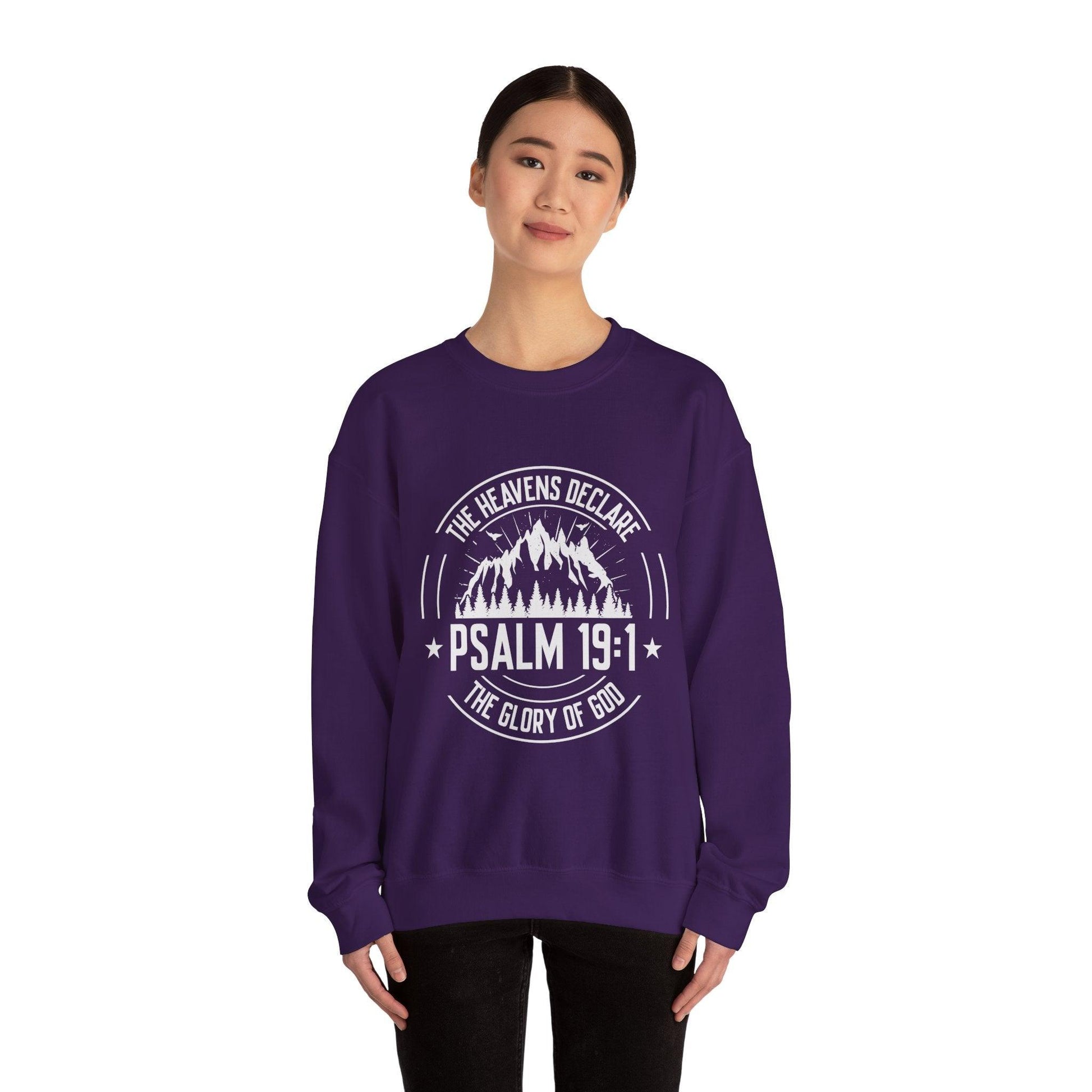 Unisex Sweatshirt - “The Heavens Declare the Glory of God” - Motor Girl Boutique