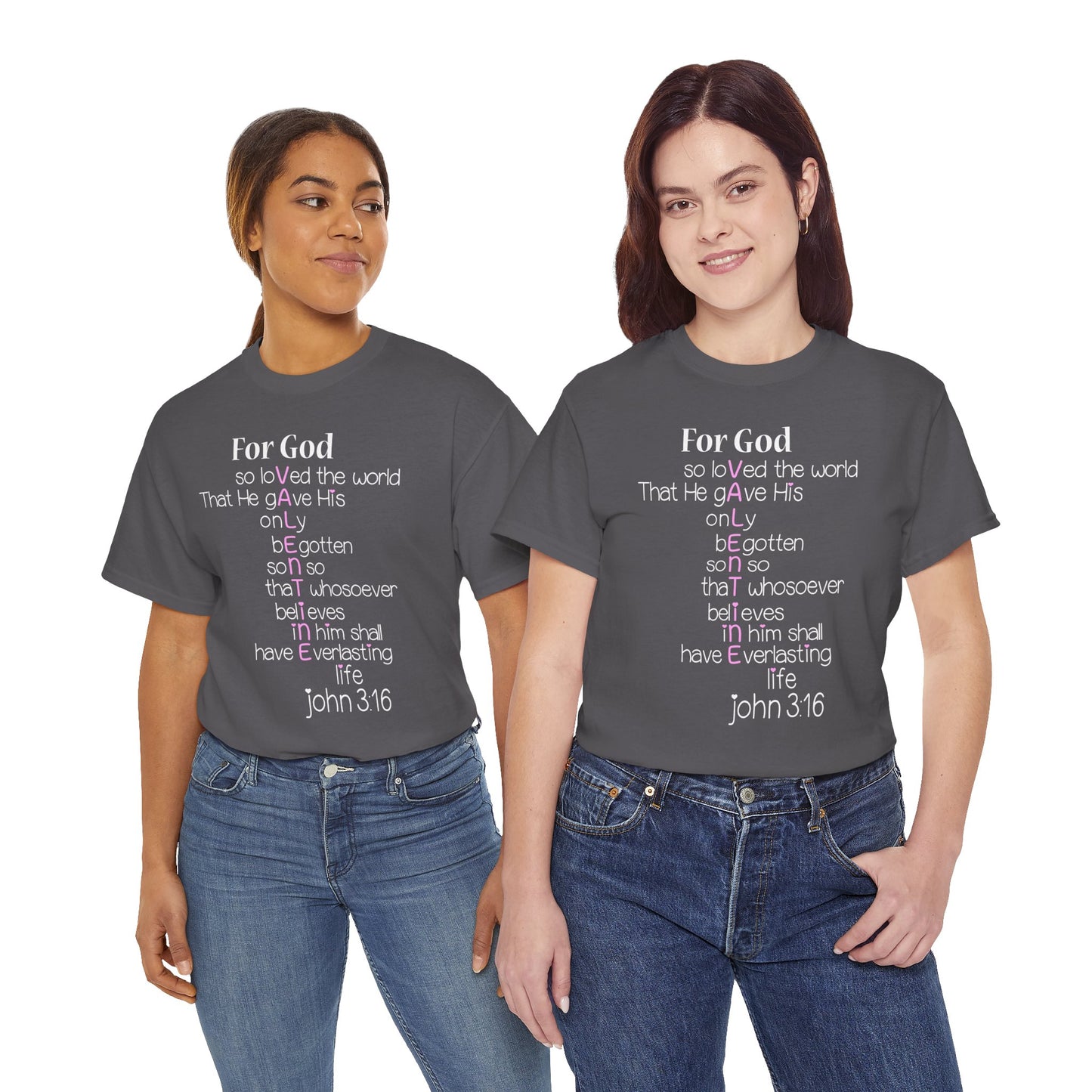 John 3:16 Valentine Acrostic Tee