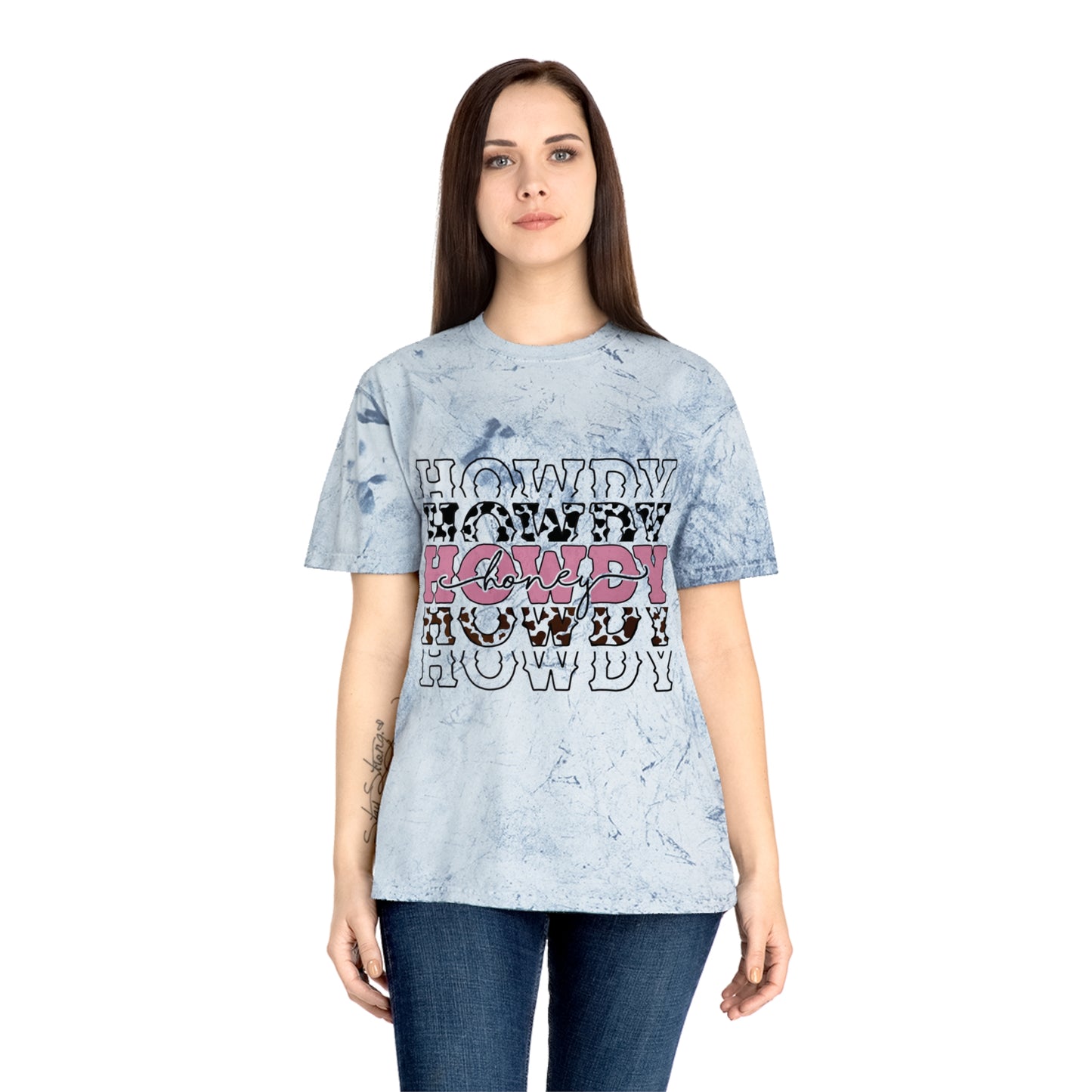 Color Blast T-Shirt - Howdy Honey Western Design