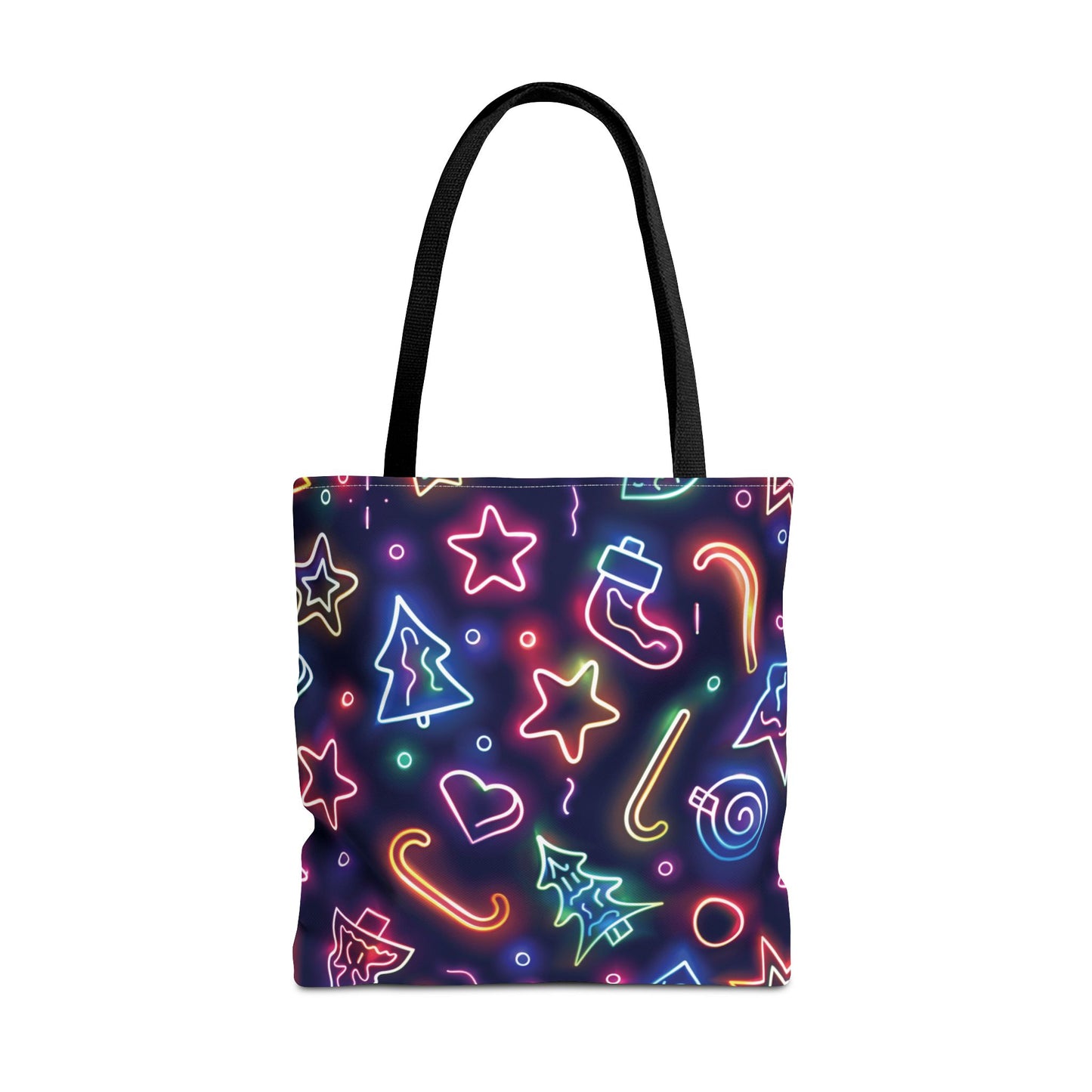 Neon Christmas Tote Bag