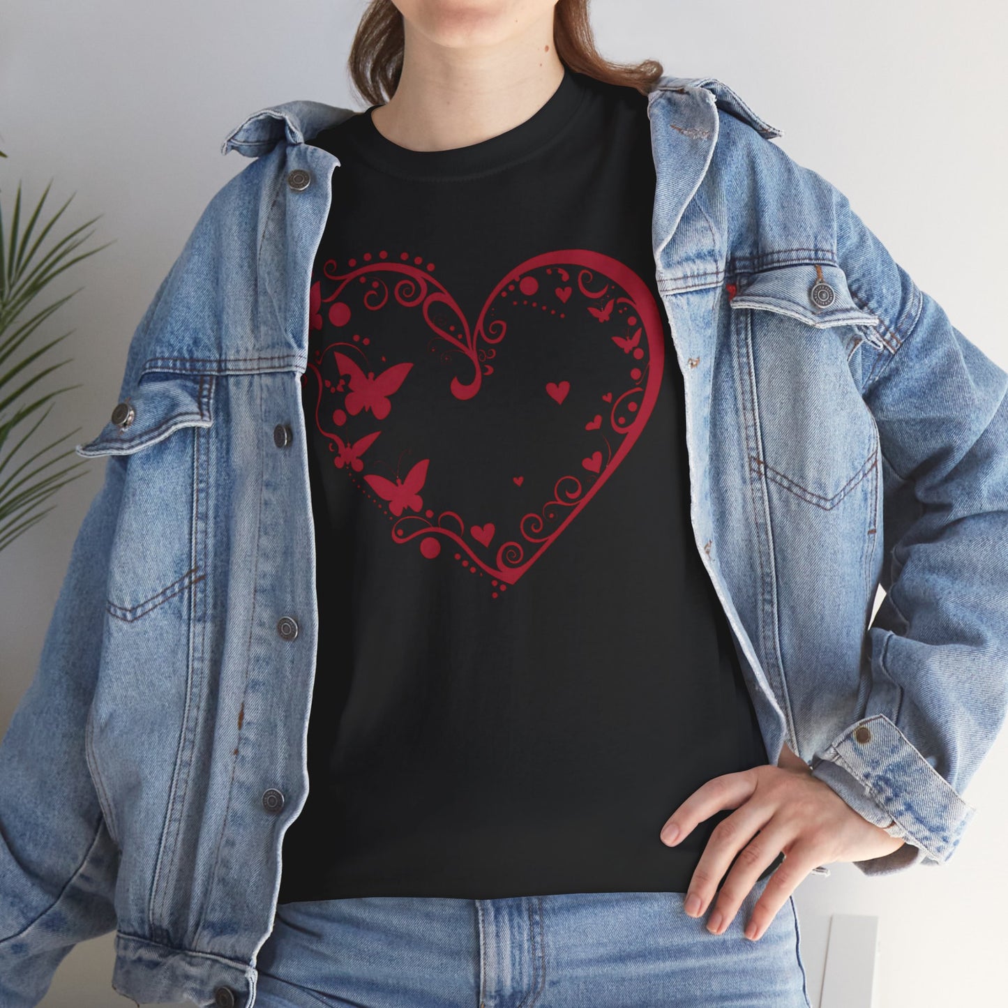 Butterfly Heart Valentine's Unisex Tee