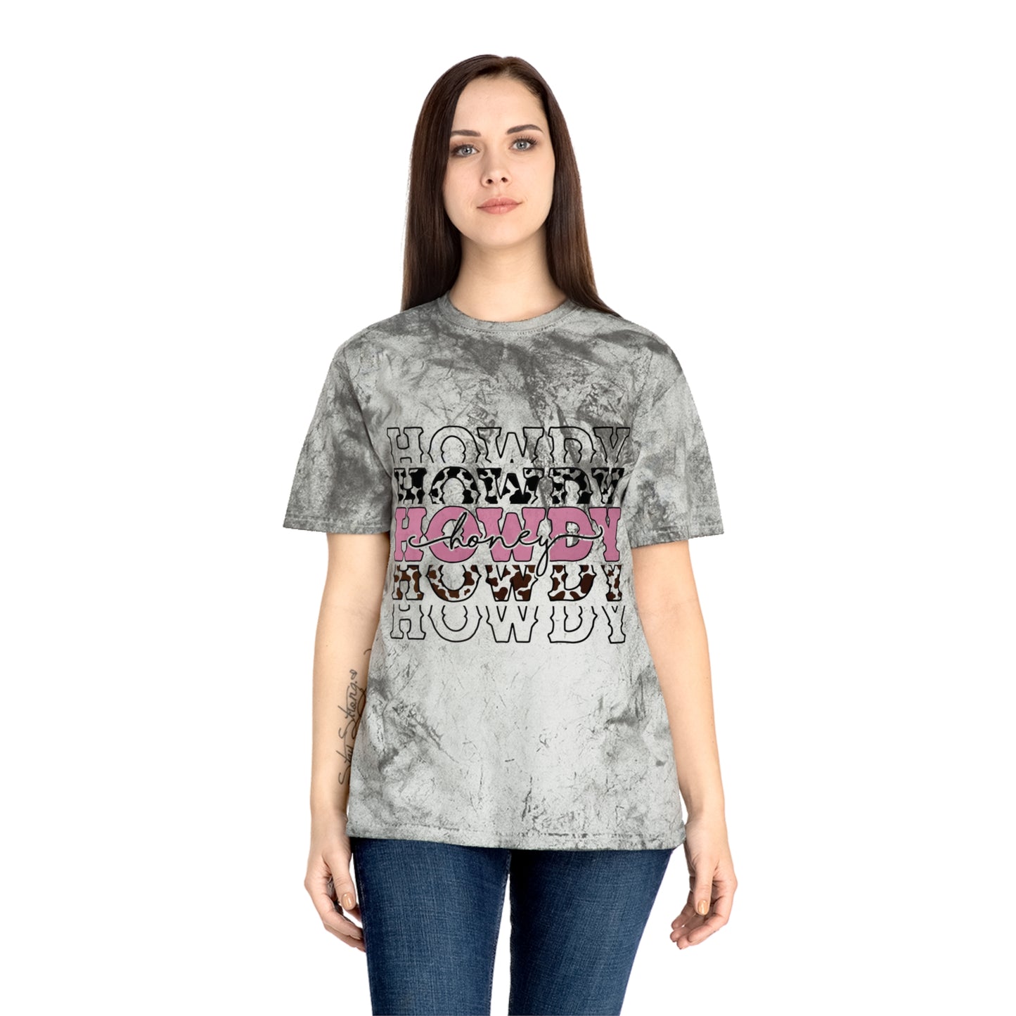 Color Blast T-Shirt - Howdy Honey Western Design