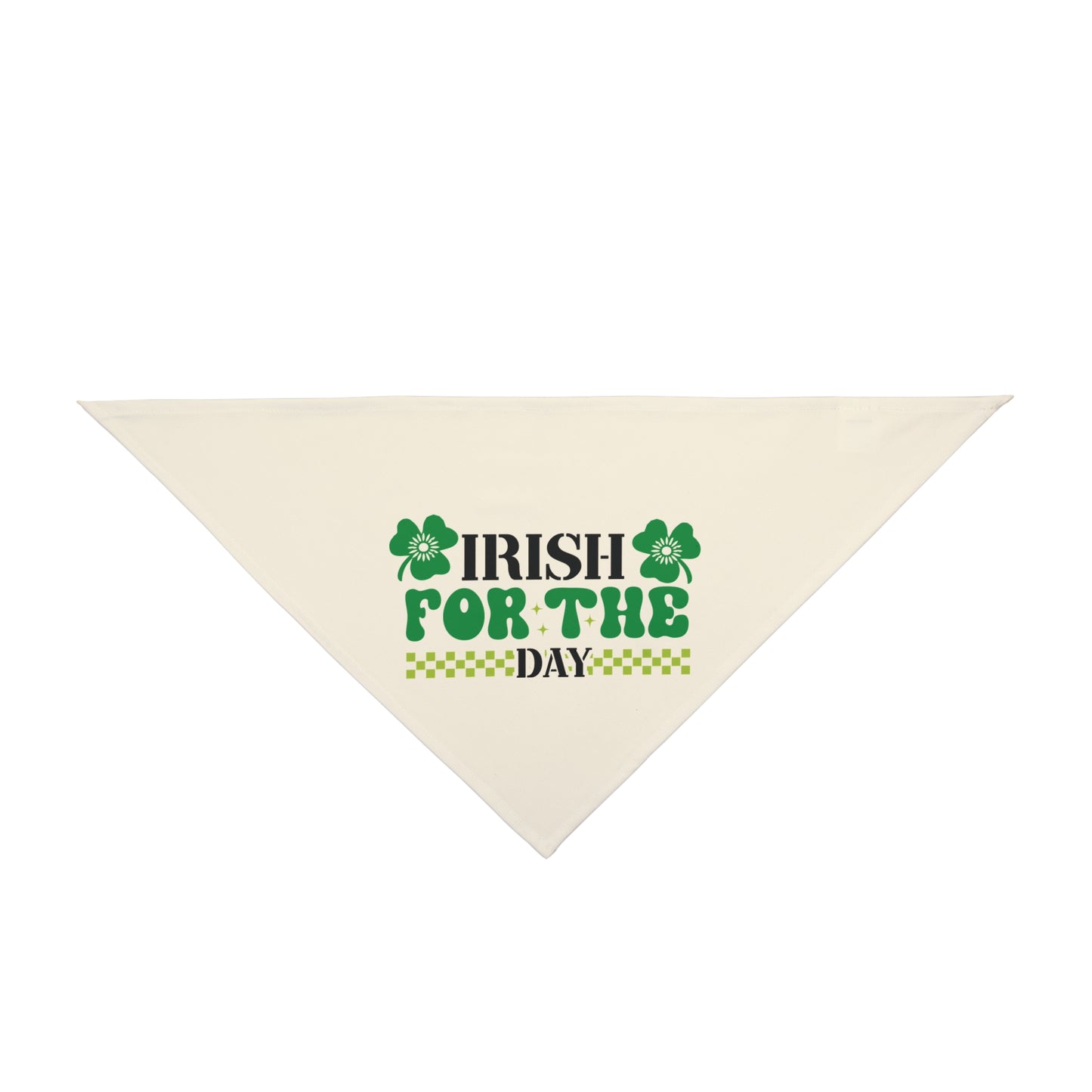 Dog Bandana - "Irish for a Day" - Motor Girl Boutique