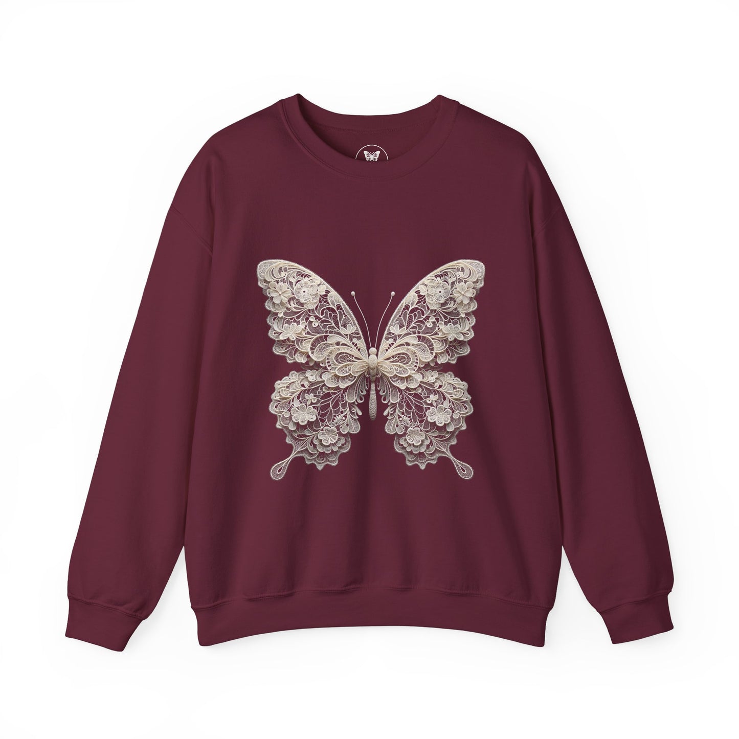 Unisex Sweatshirt - Lace Butterfly