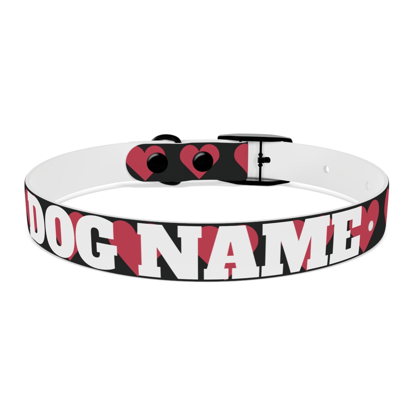 Dog Collar - Customizable Valentine Heart Collar