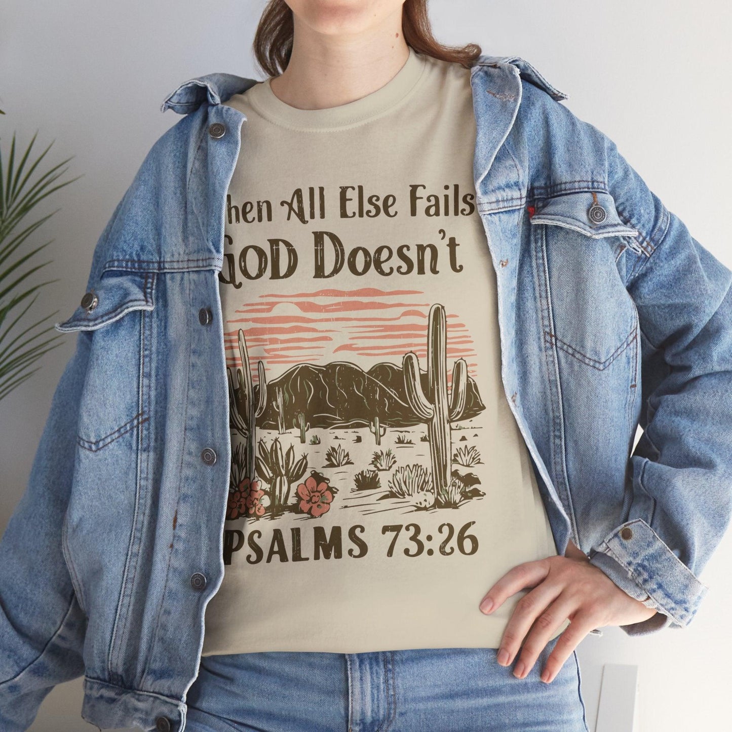 Unisex Tee - “When All Else Fails, God Doesn’t” - Motor Girl Boutique