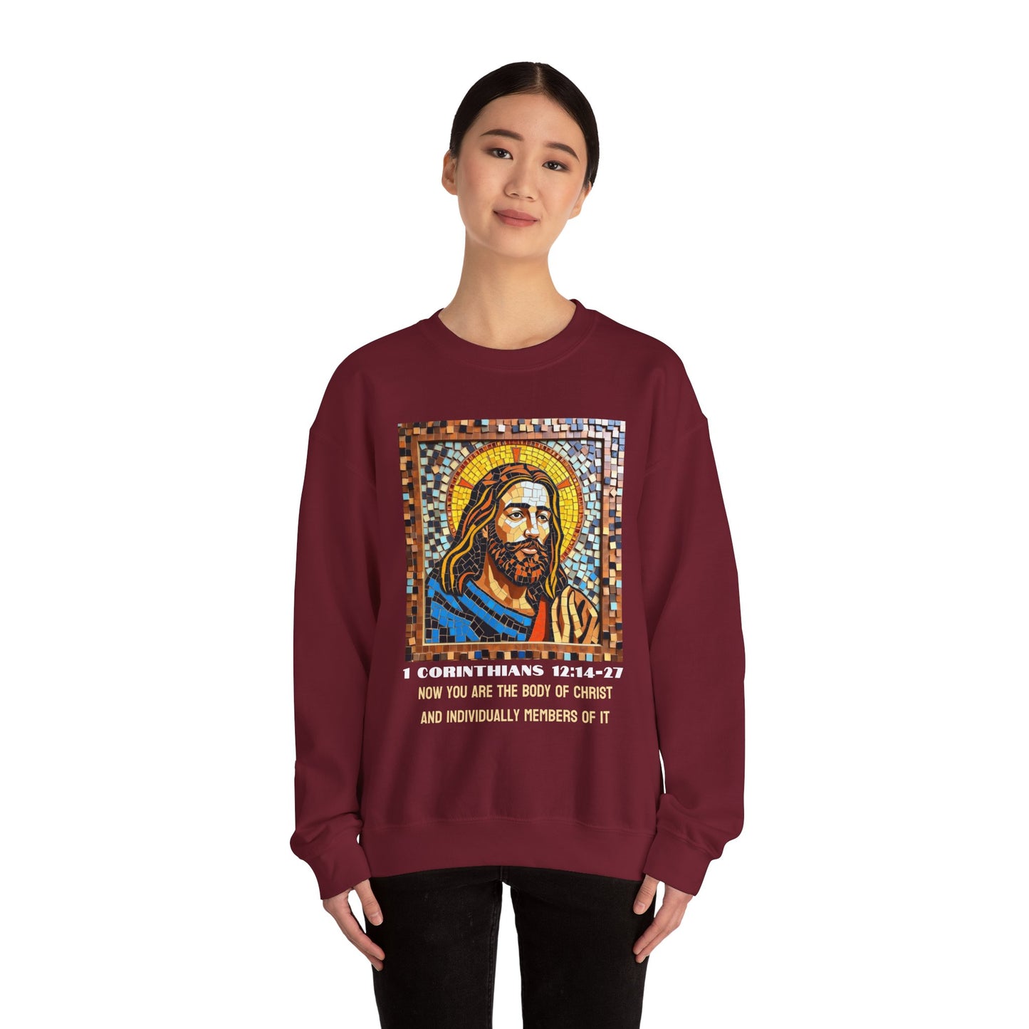 1 Corinthians 12:14-27 All the Body of Christ Sweatshirt