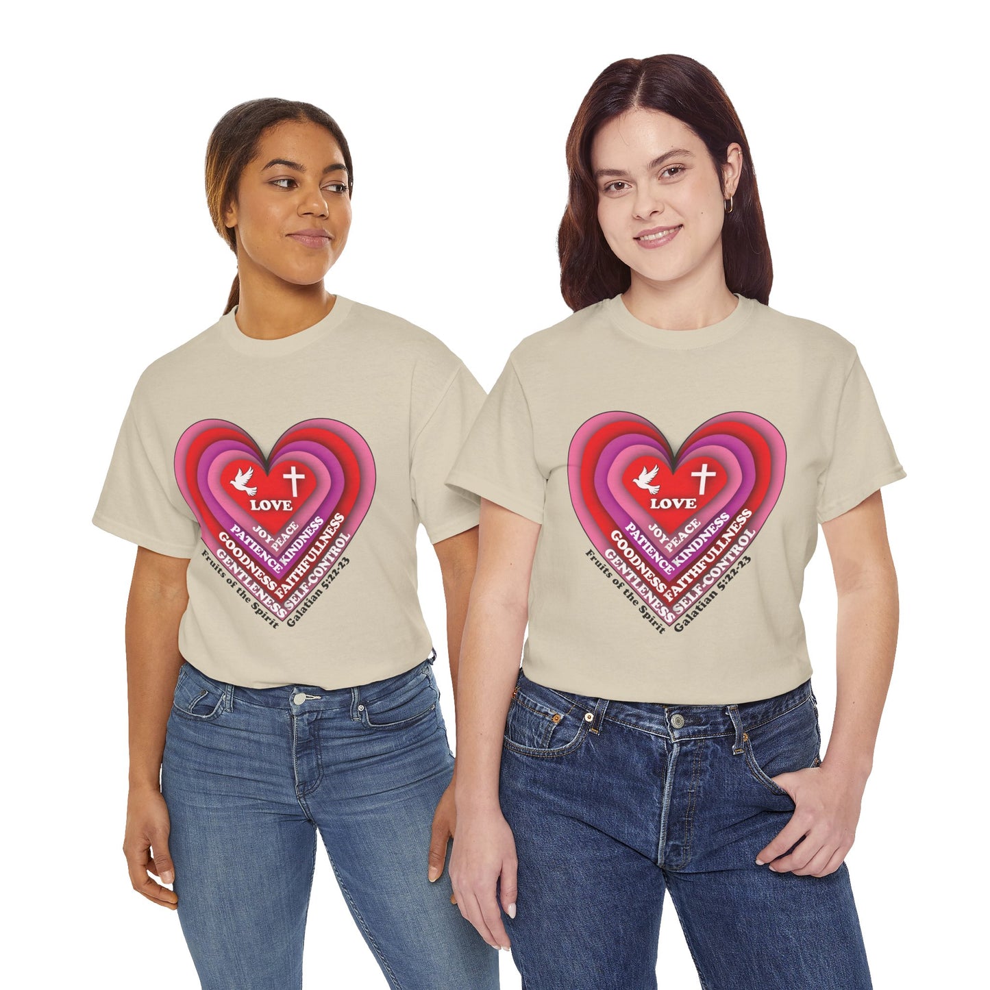 Unisex Tee - Heart Fruits of the Spirit