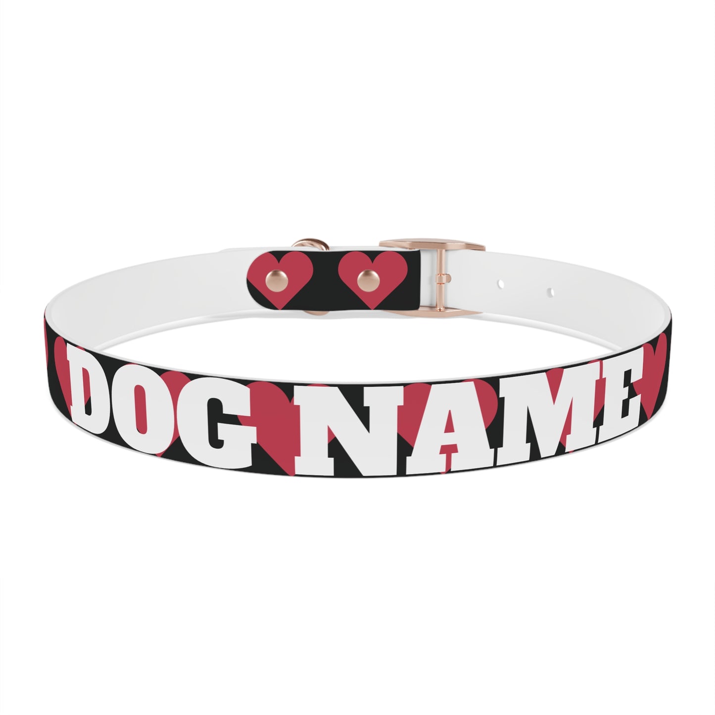 Dog Collar - Customizable Valentine Heart Collar