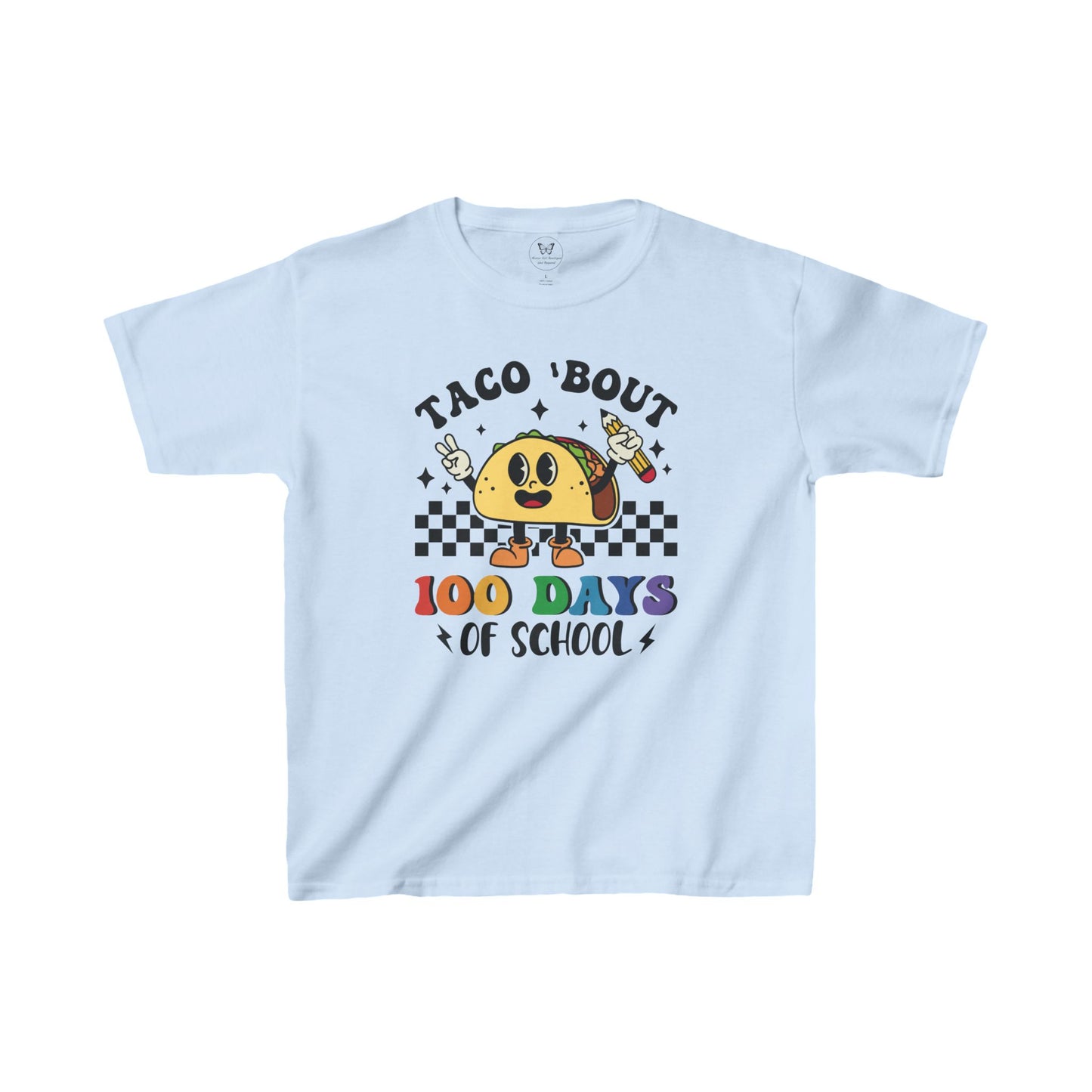 Kid's Tee - Taco bout 100 days Retro