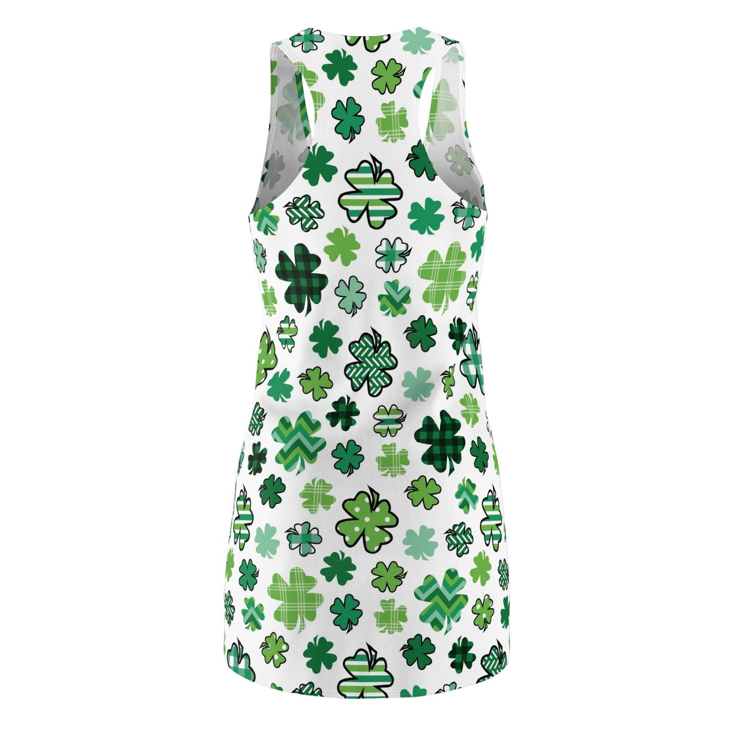 Racerback Dress - Shamrock Patterned - Motor Girl Boutique