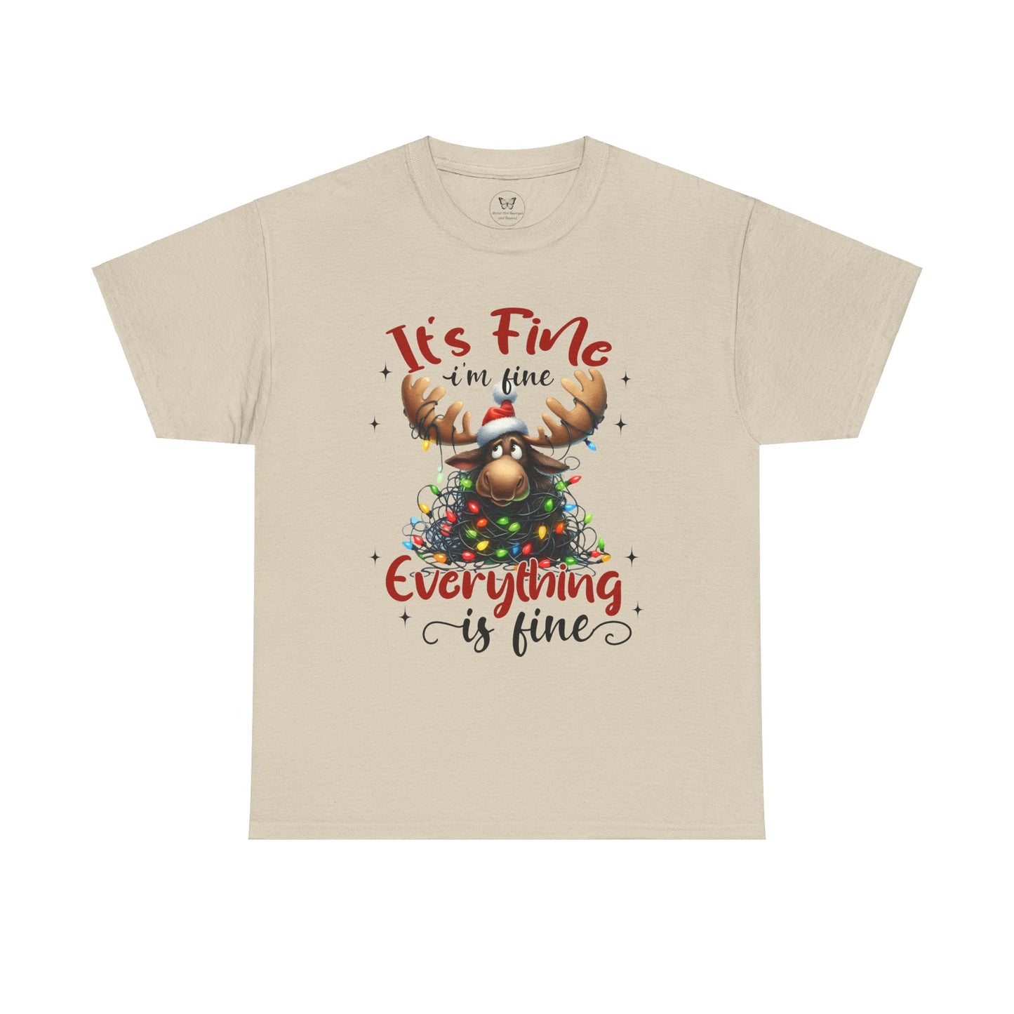 Its Fine Christmas Stress Unisex Tee