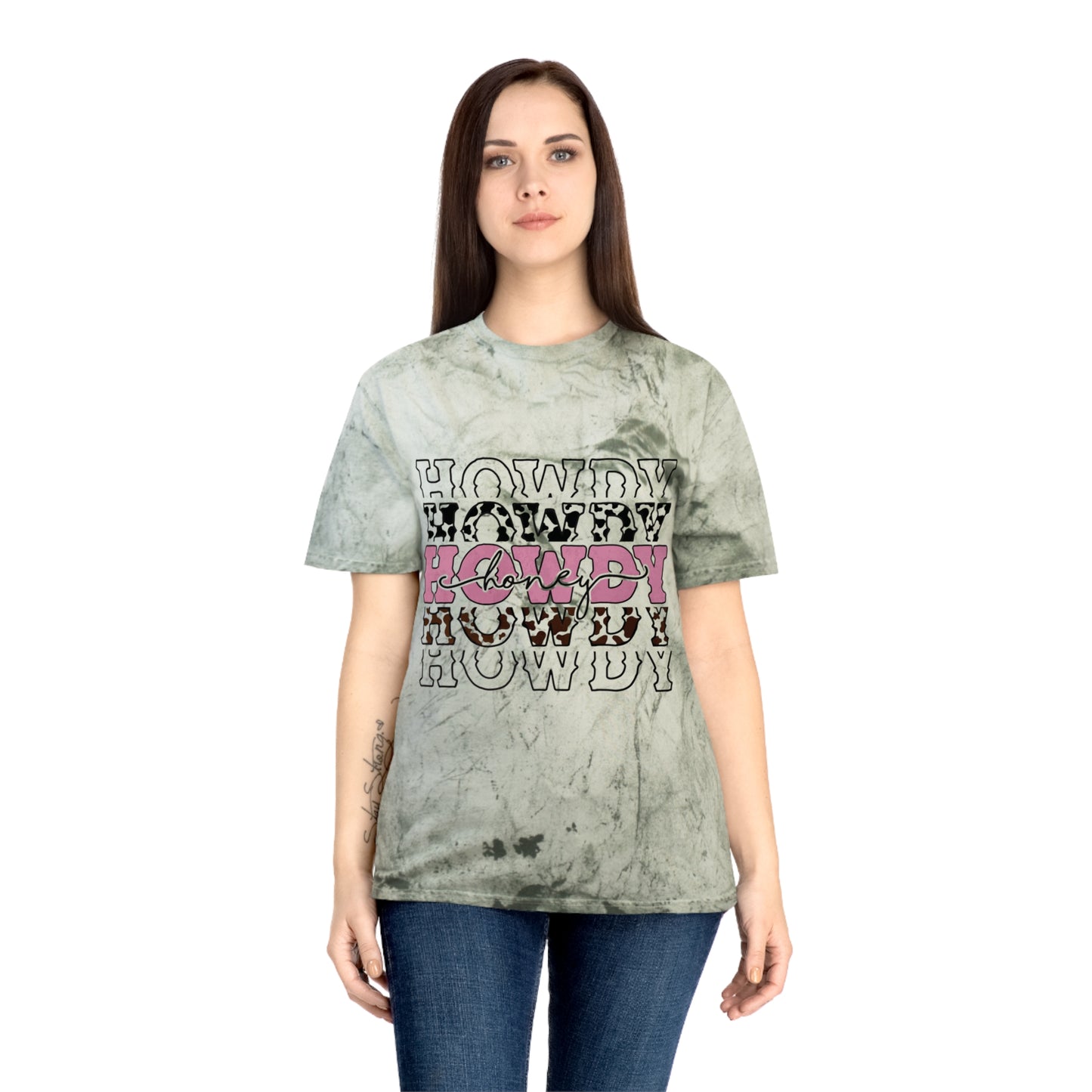 Color Blast T-Shirt - Howdy Honey Western Design