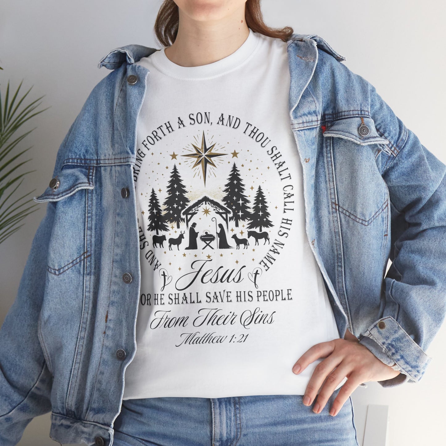 Jesus is Born Christmas Unisex Tee