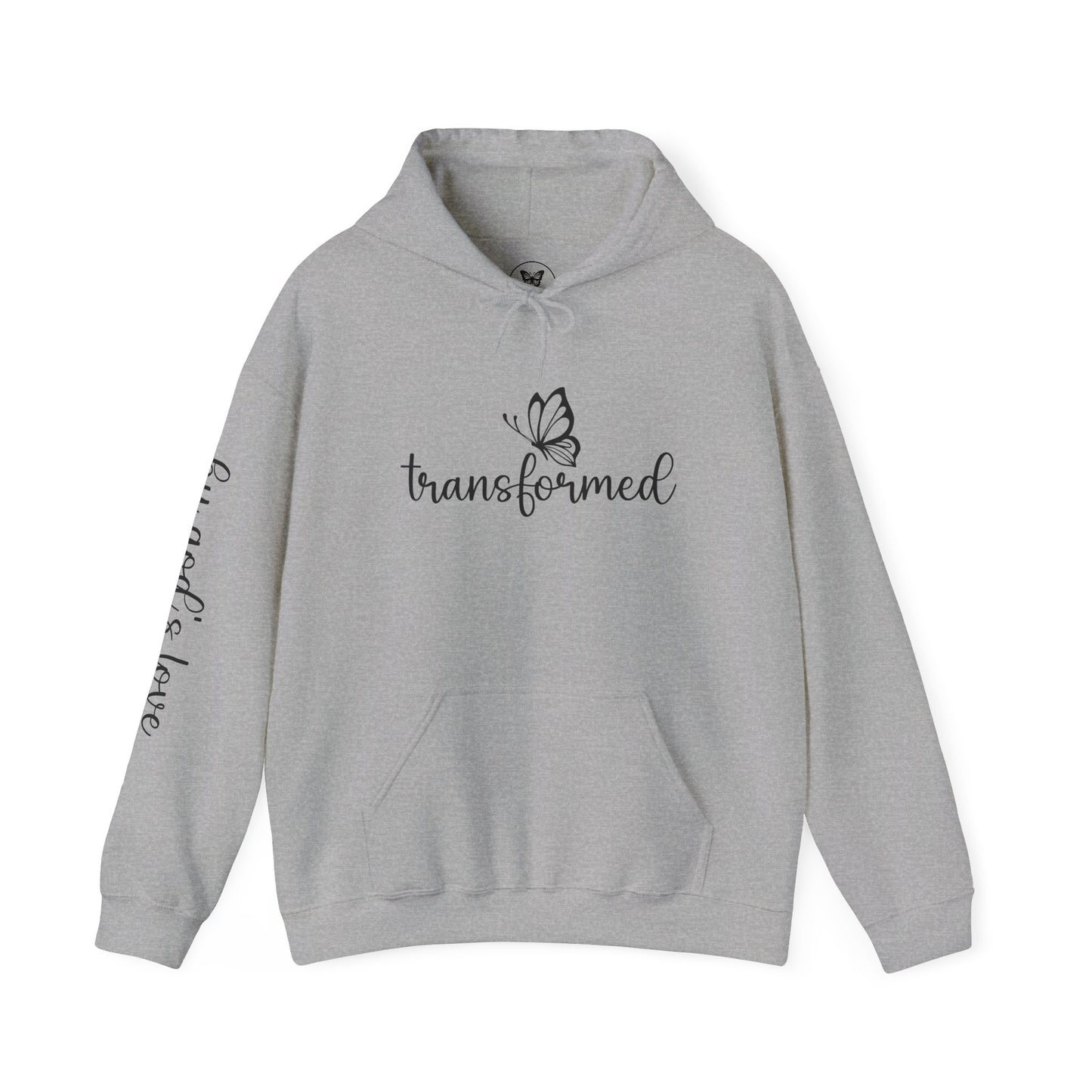 Butterfly Transformed Unisex Hoodie - God's Love Design