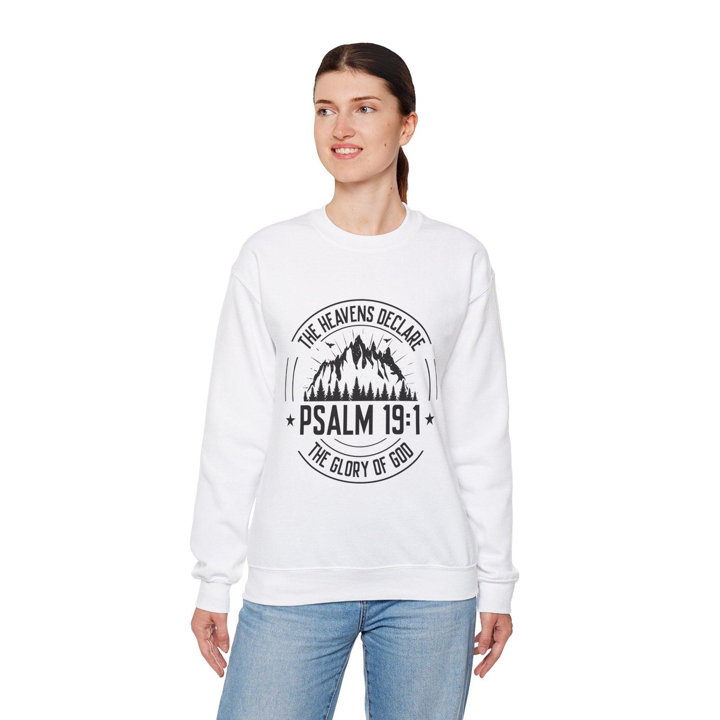 Unisex Sweatshirt - “The Heavens Declare the Glory of God” - Motor Girl Boutique