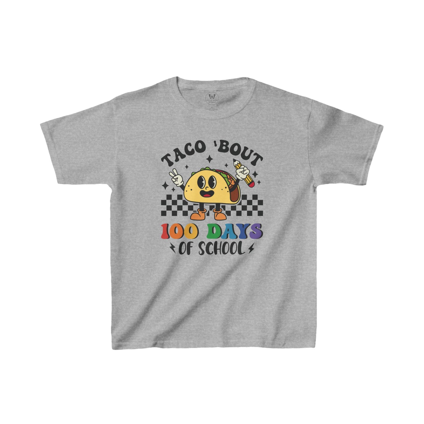 Kid's Tee - Taco bout 100 days Retro